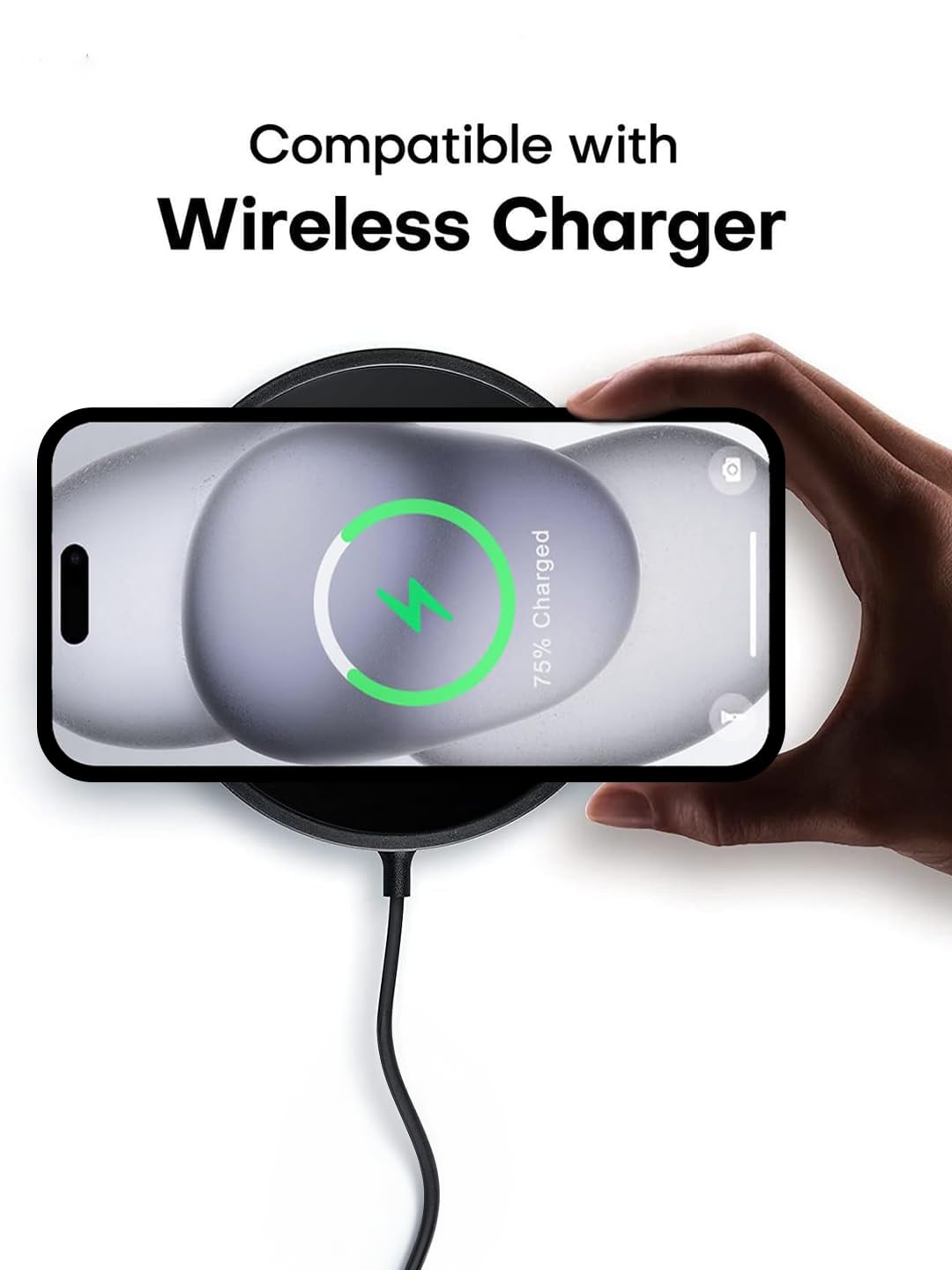 Bobble Fan Store Minimalist Couple iPhone Cases – Matching Blue & White Covers with Heart Design (iPhone 13 to 16 Series)