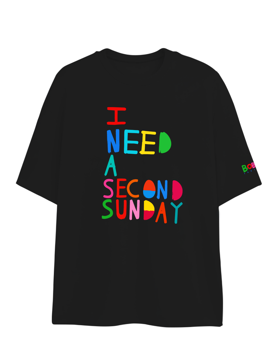 I Need a Second Sunday Tee in Black - Because One Just Isn't Enough For Men