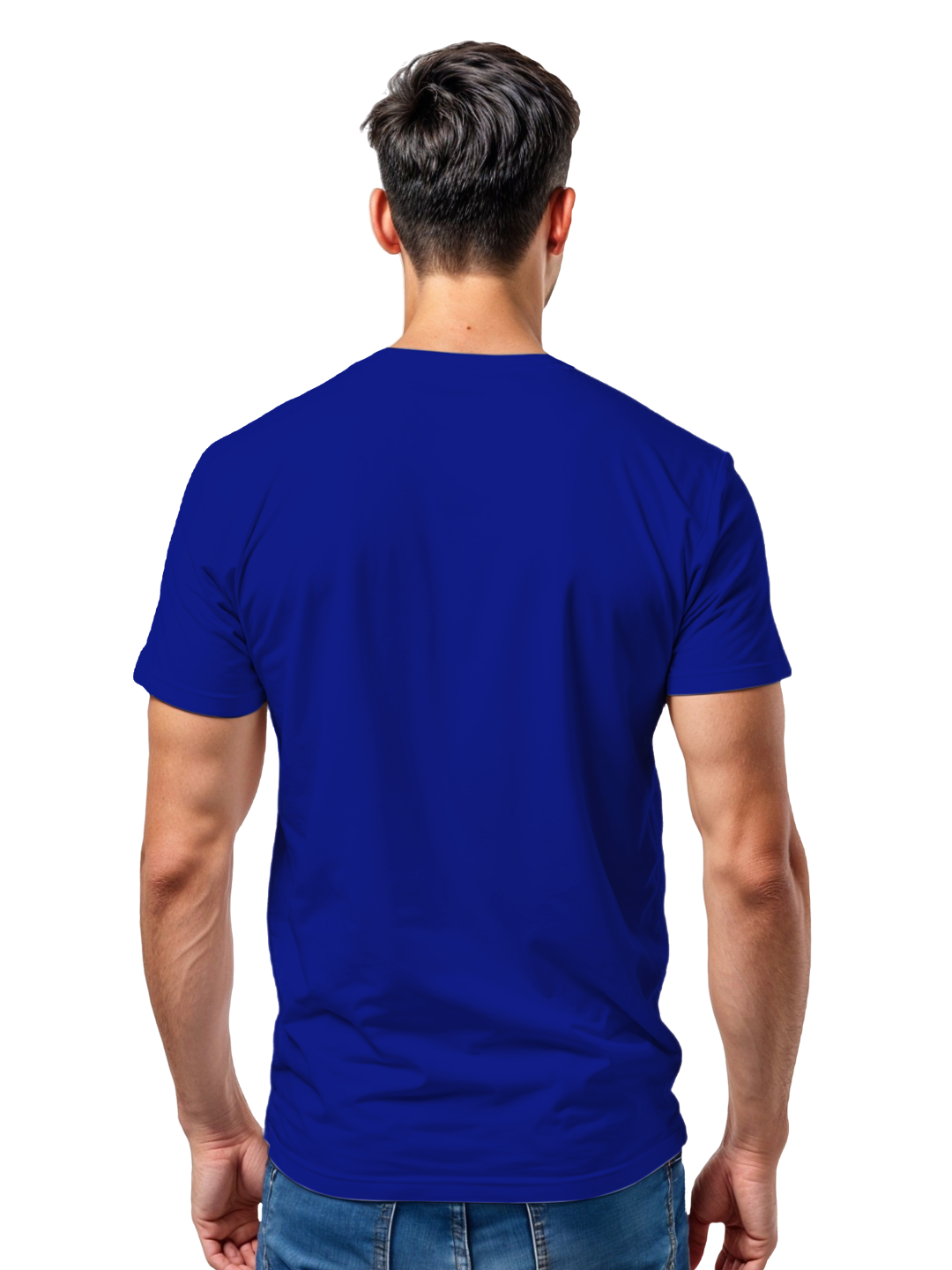 Men’s Blue Cricket Fan T-Shirt | Premium Cotton Regular Fit | Stylish Supporters’ Tee | Breathable & Lightweight Game Day Outfit