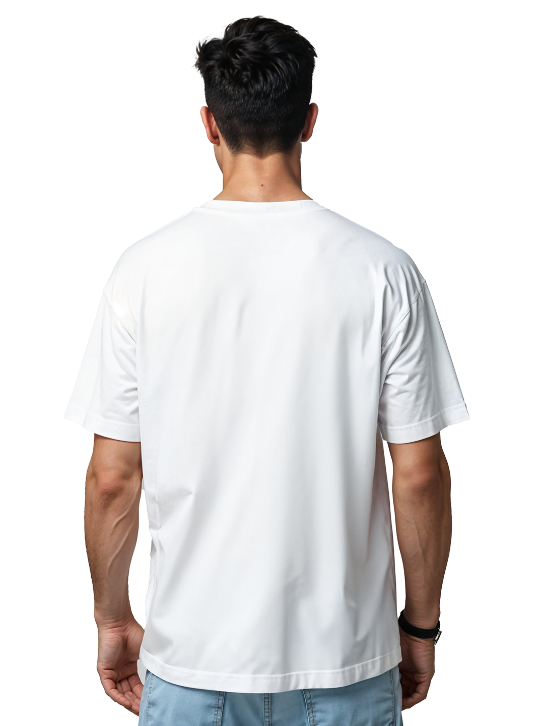 Sigma Mindset Oversized T-Shirt for Men in White | Bold Graphic Tee | 220 GSM Cotton | Unisex Streetwear Fit | Eco-Friendly Ink Print | Boxy Cut | Made in India