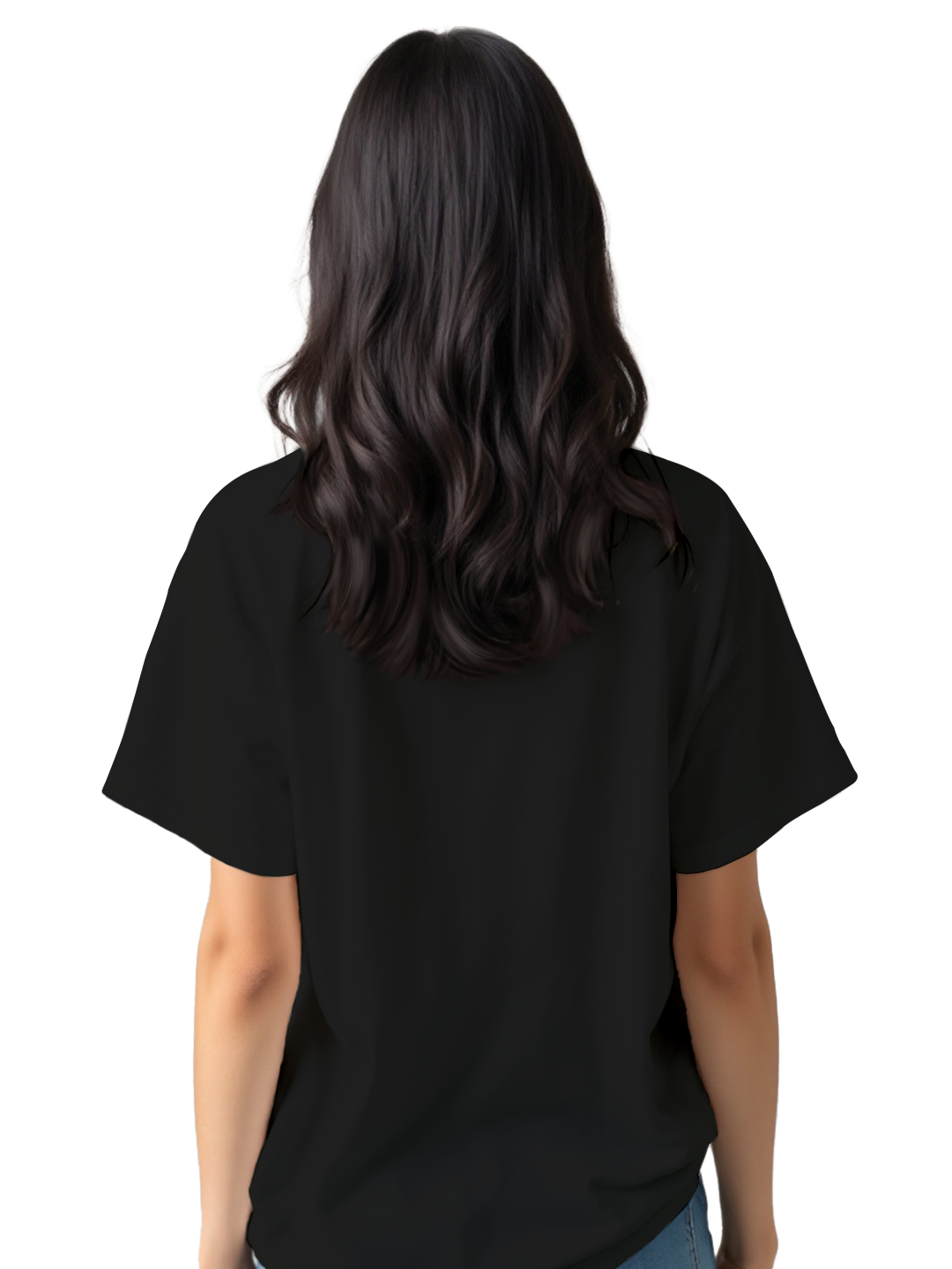 Women's Black Oversized T-Shirt with 'Take The Leap' Bold Pop Text | 100% Cotton Drop Shoulder Streetwear | Relaxed Fit Motivational Graphic Daily Wear Tee