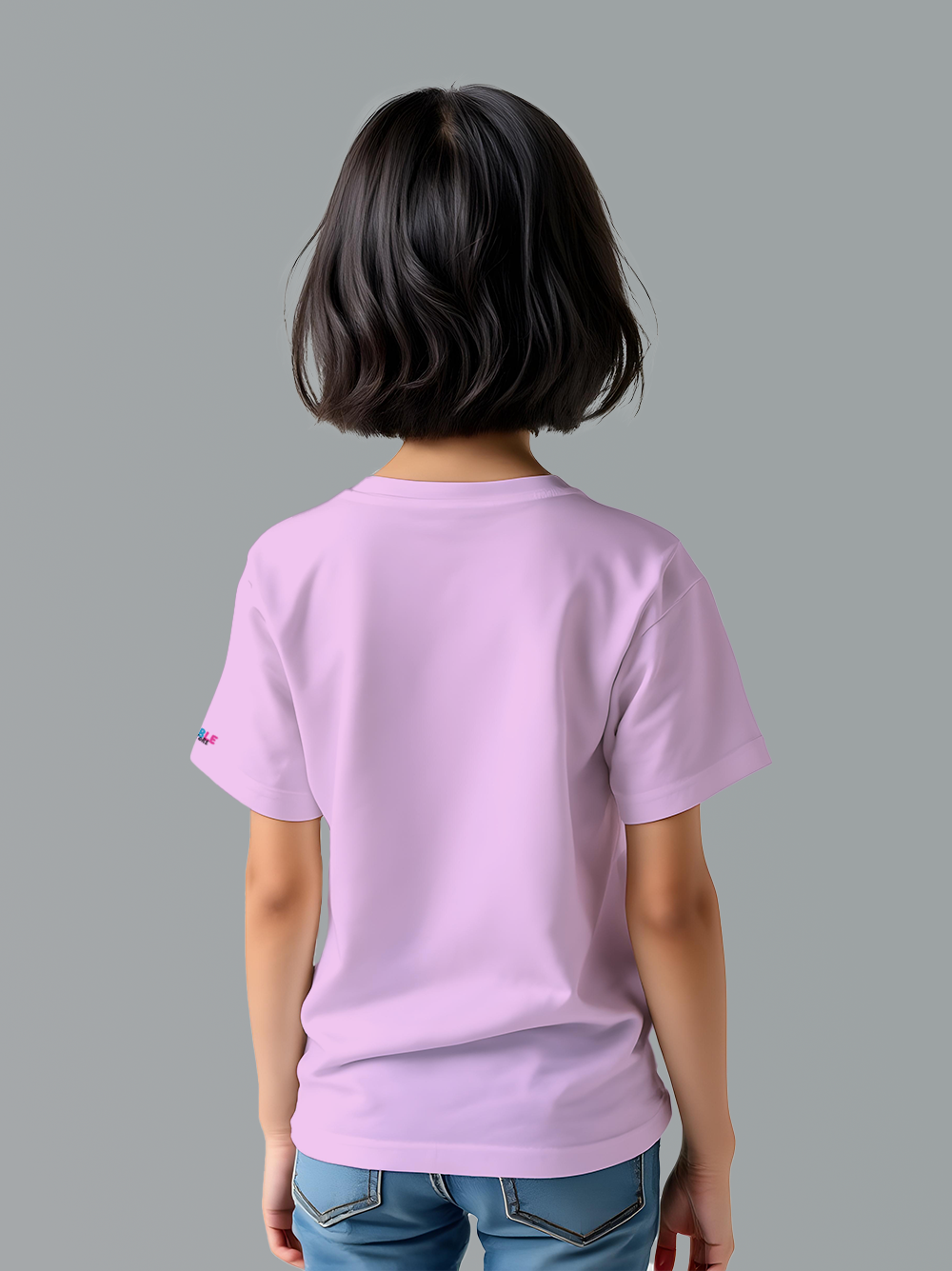 Kind Spirit Girls Pink T-Shirt – Bold Letter Design, Soft Cotton, Comfortable Fit