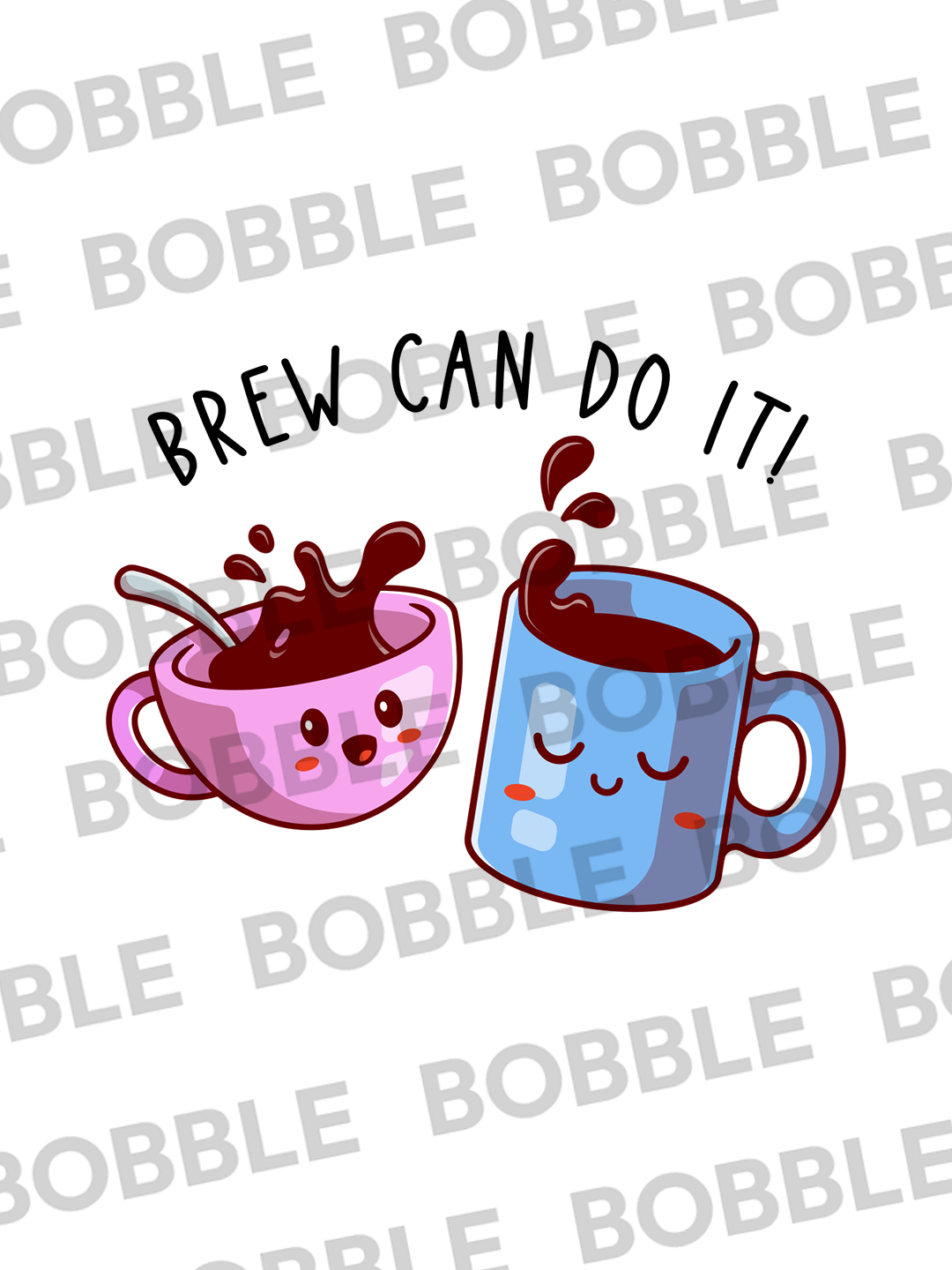 Brew Can Do It Coffee Mug in White - Cheering Mugs Design