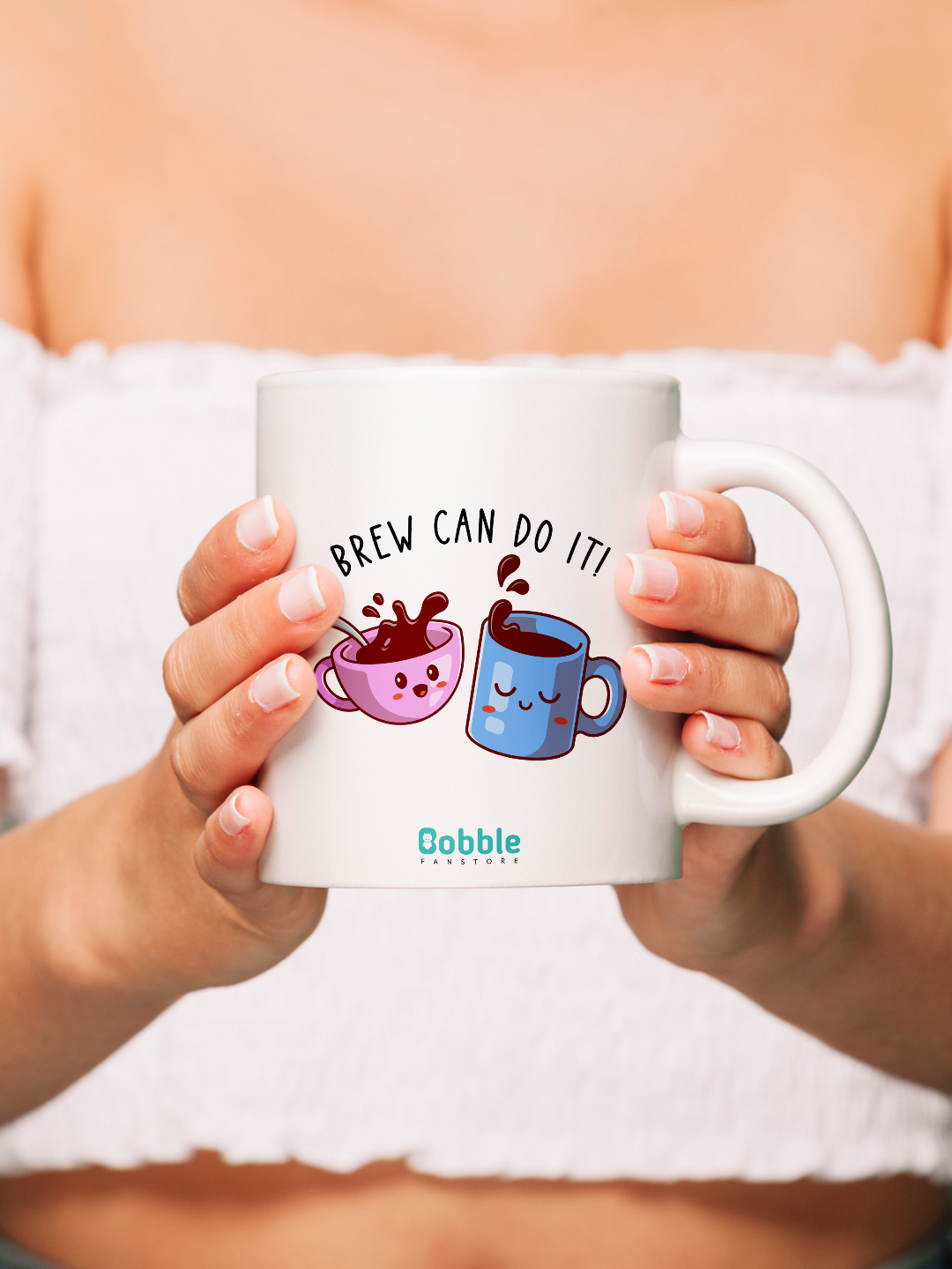 Brew Can Do It Coffee Mug in White - Cheering Mugs Design