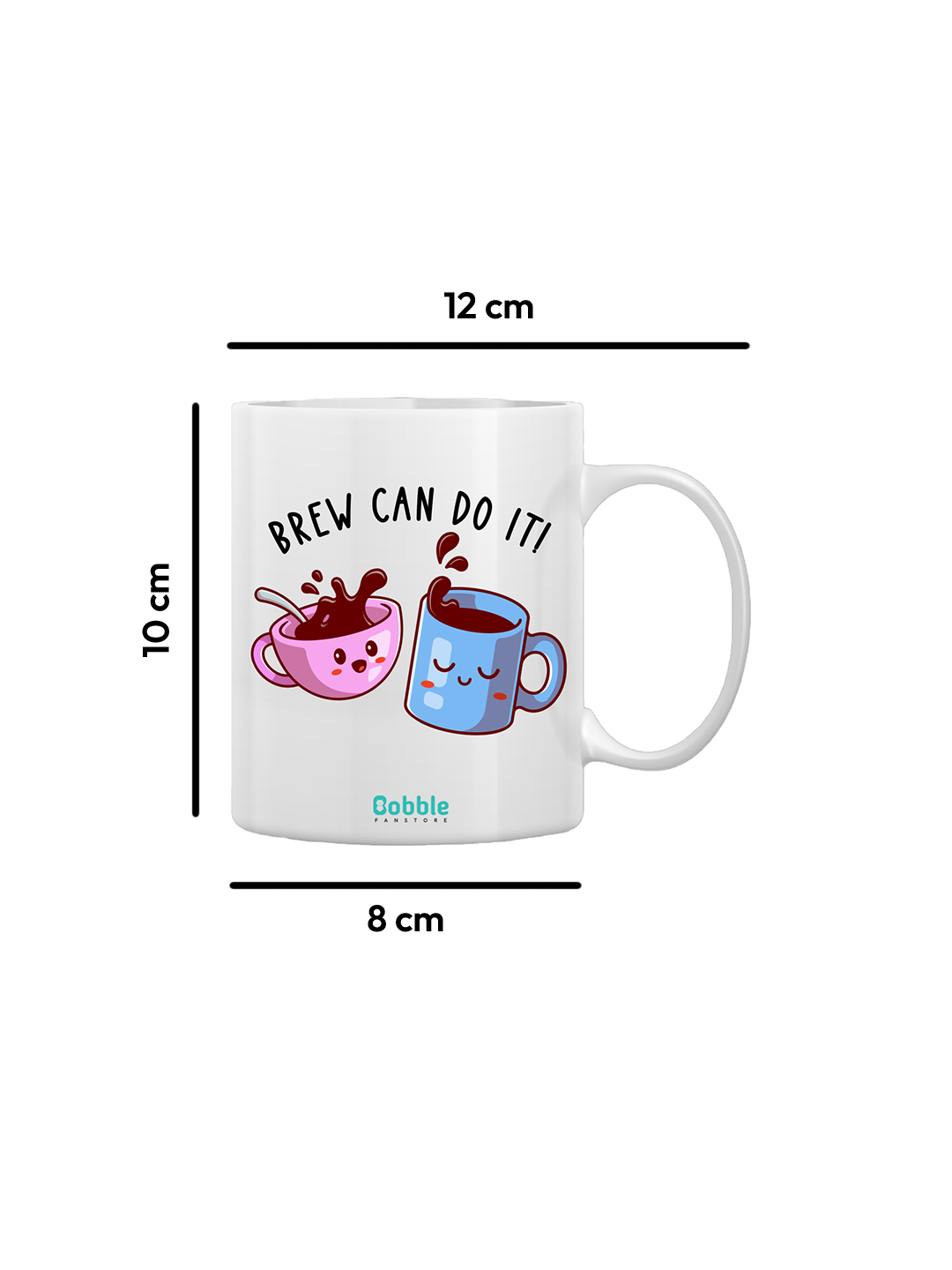 Brew Can Do It Coffee Mug in White - Cheering Mugs Design