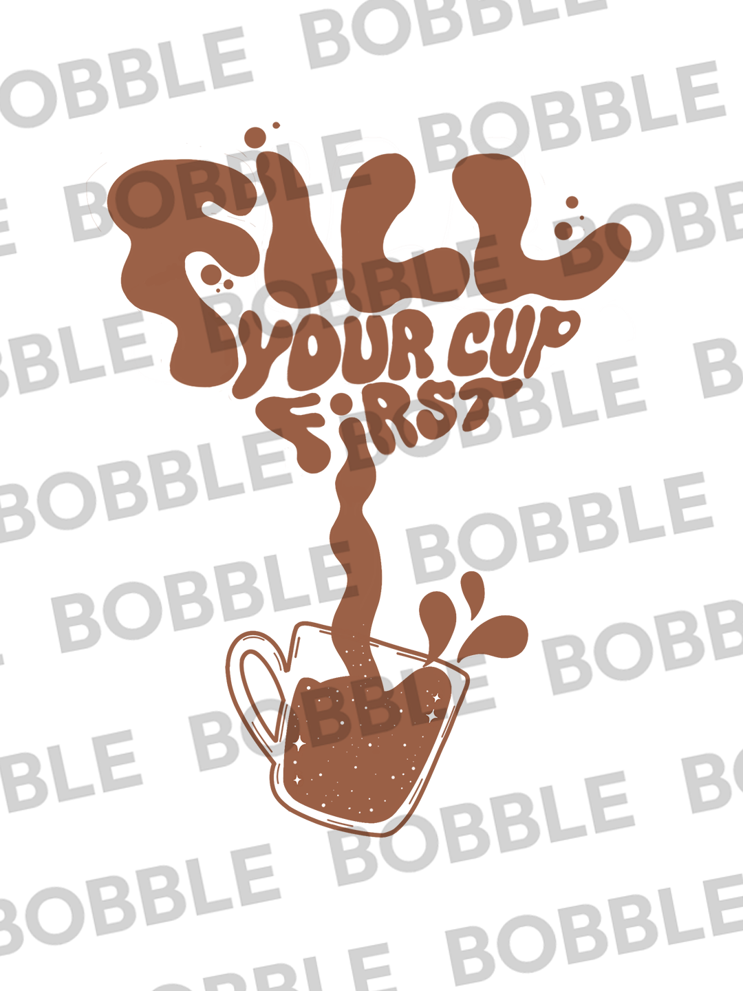 Self Care T-shirt in White – Fill Your Cup First For Men