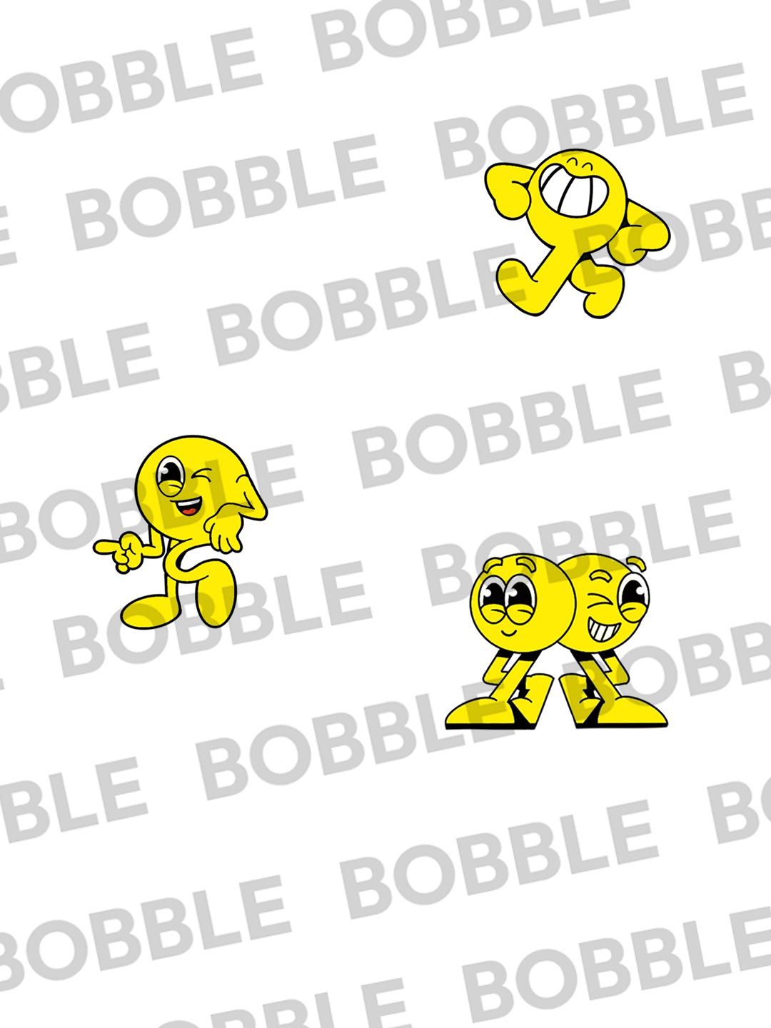 Faces of Fun T-shirt in Blue – Quirky Expression Graphic Tee For Women