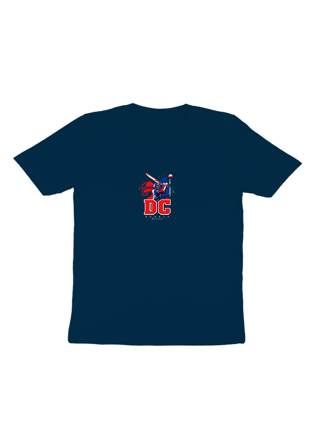 Men’s Blue Cricket Fan T-Shirt | Premium Cotton Regular Fit | Sporty & Casual Wear