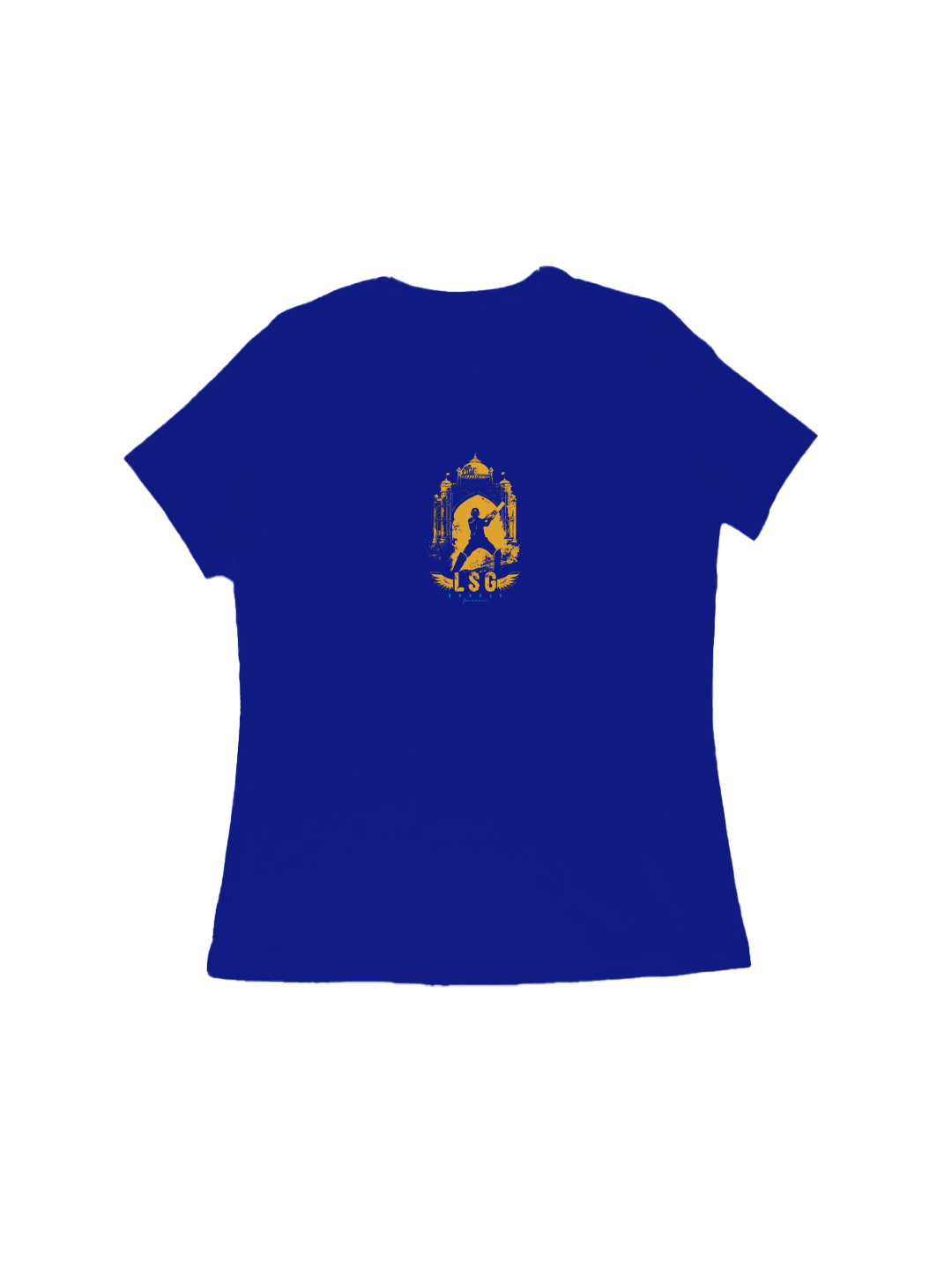 Women’s Blue Cricket Fan T-Shirt | Stylish & Breathable Regular Fit | Sporty & Trendy Supporters’ Wear