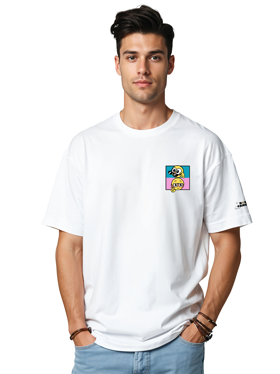 Nerd Mode T-shirt in White – Geek Chic Graphic Tee For Men