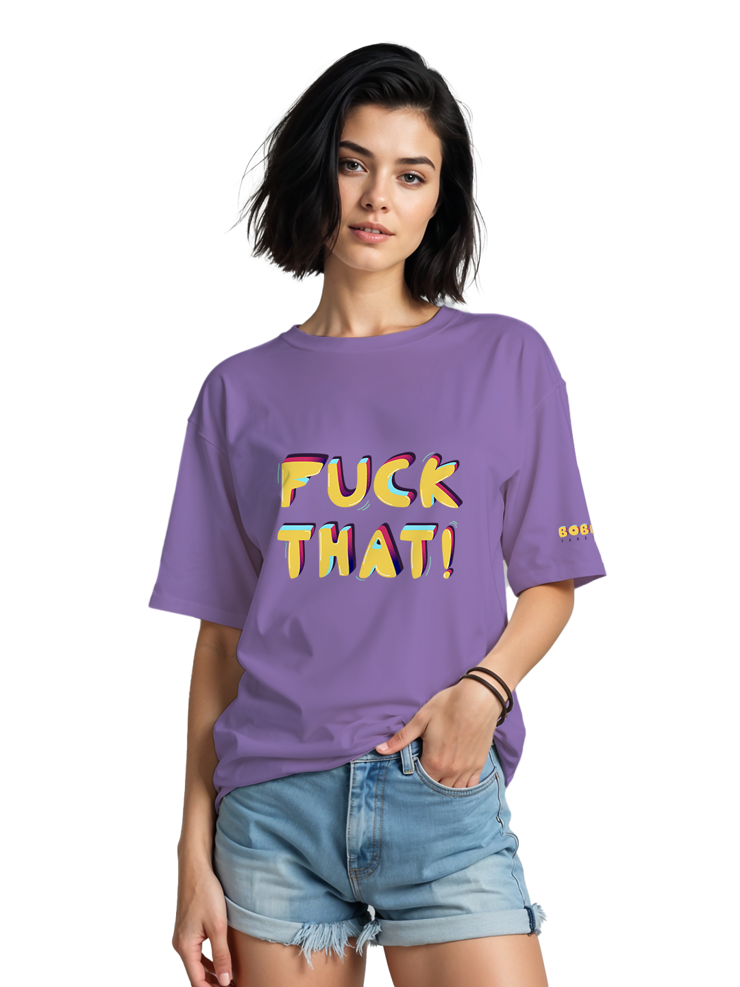 Fuck That Tee in Lavender - Defy the Norms For Women