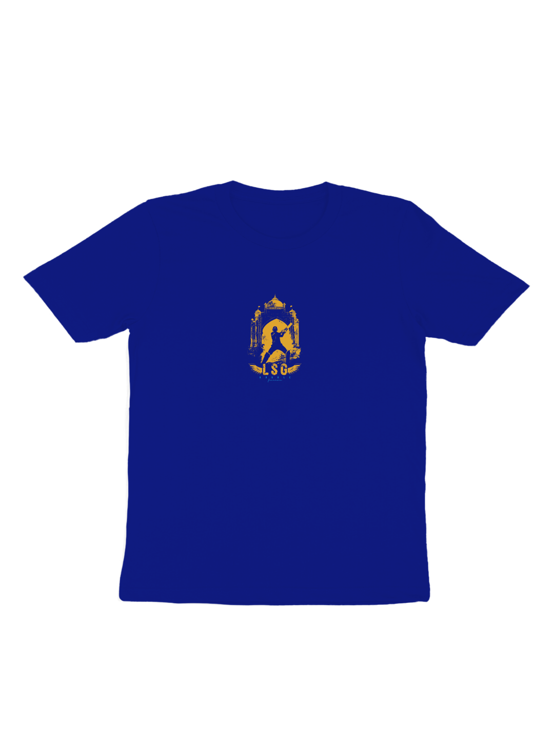 Men’s Blue Cricket Fan T-Shirt | Premium Cotton Regular Fit | Sporty Supporters’ Tee | Lightweight & Comfortable Game Day Outfit