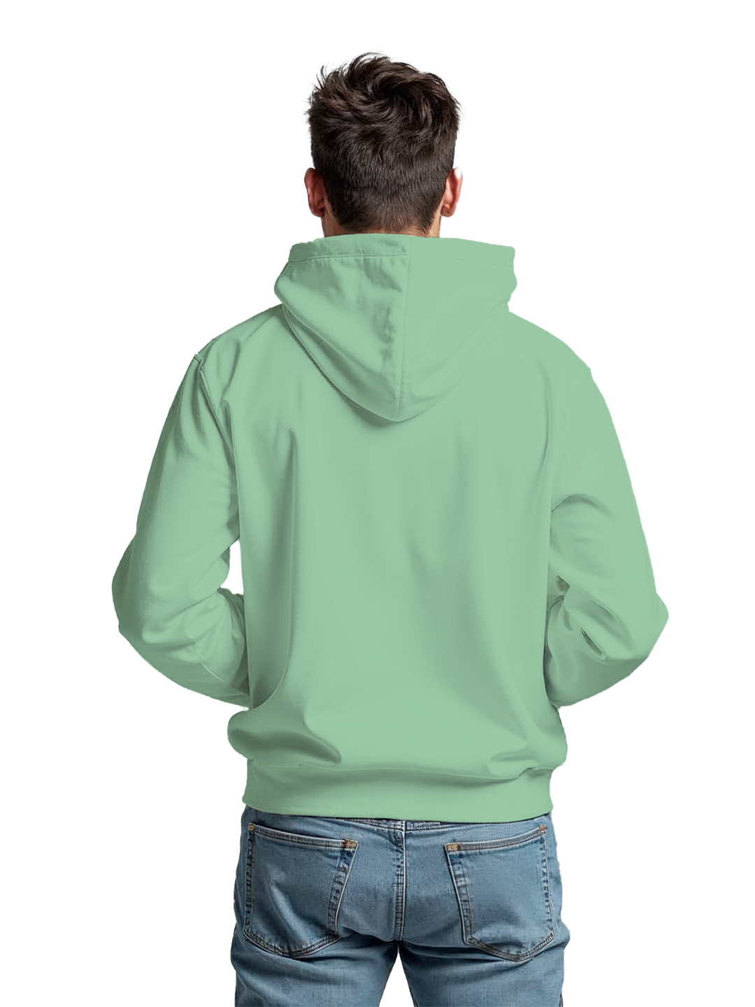 Black Hoodie with 'Wear Your Mood' Text – Comfortable and Trendy Hoodie for Men, Stylish Design for Casual Outfits or Relaxation