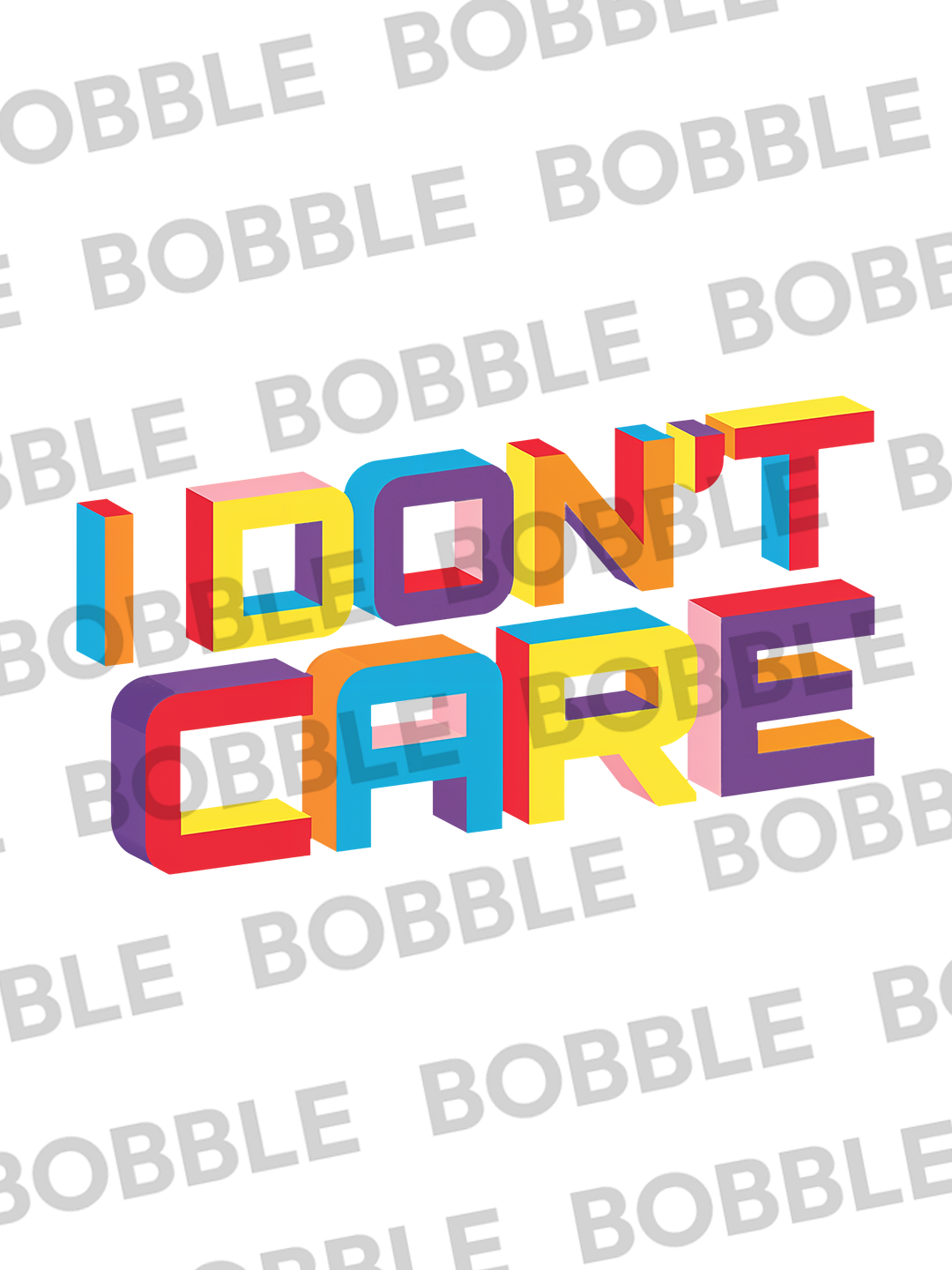 I Don't Care Tee in Black - Embrace Your Chill Vibe For Men