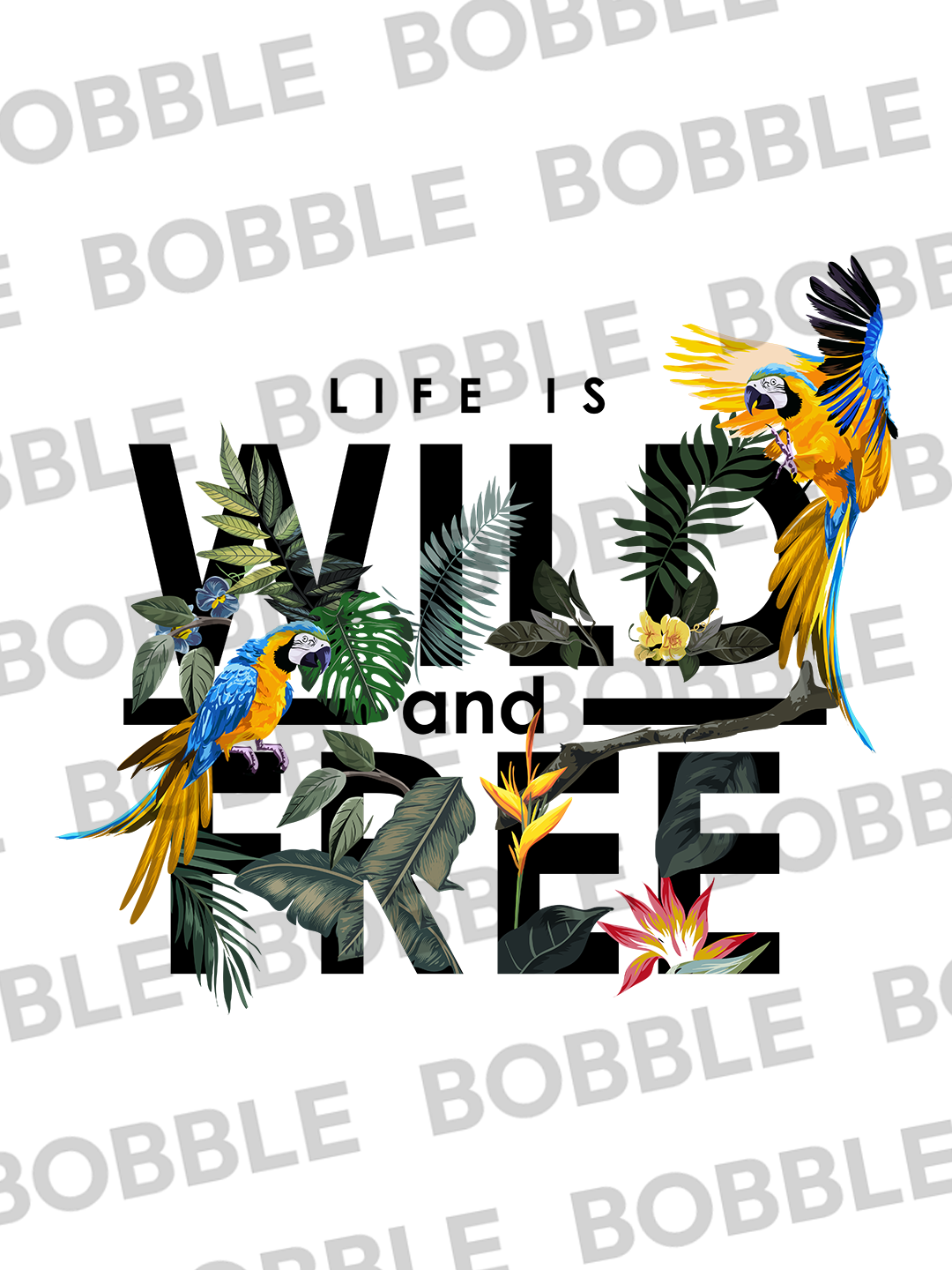 Life is Wild & Free Graphic Tee in White – Adventure-Inspired T-Shirt For Men