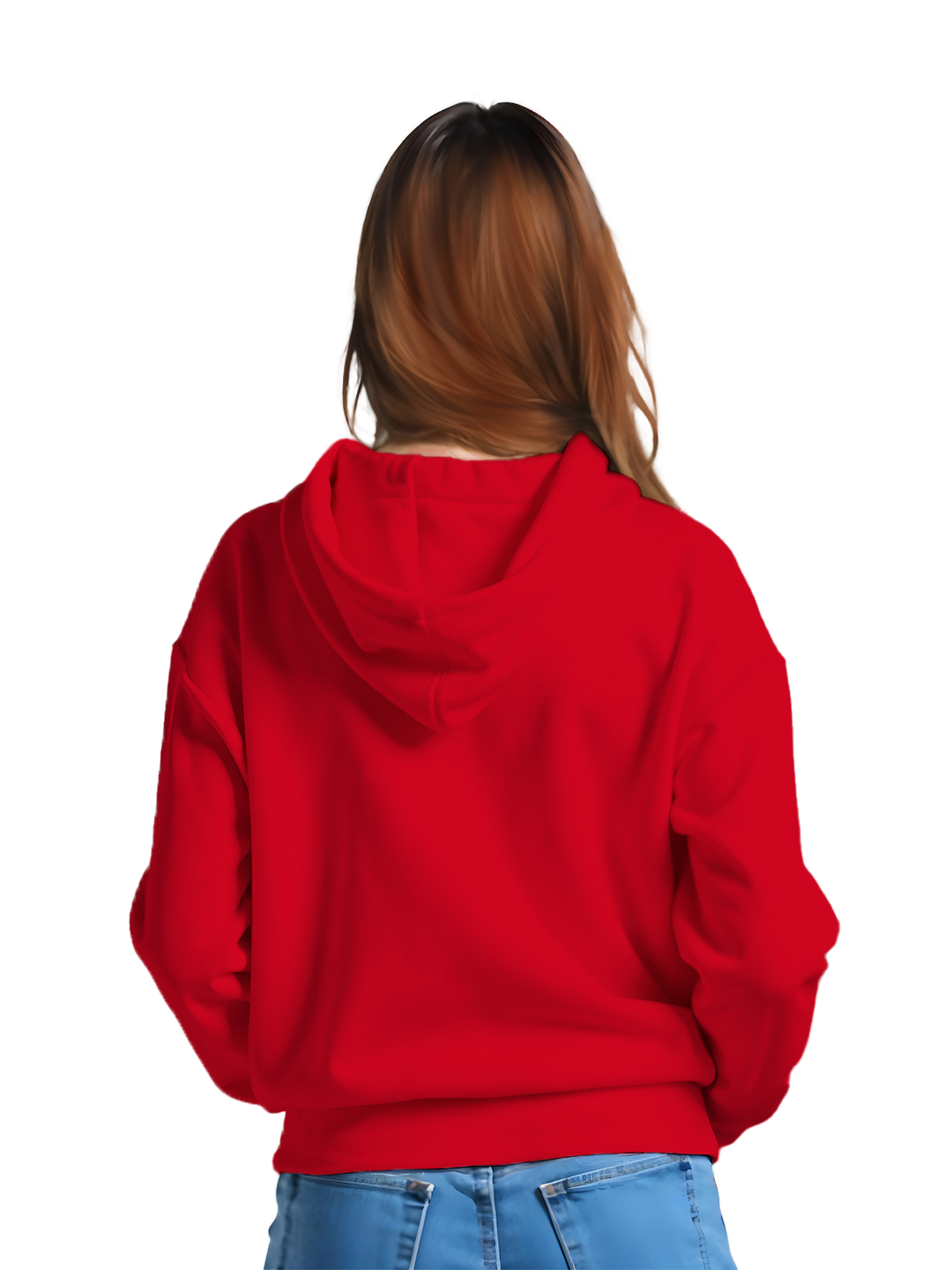 Red Hoodie with Spider and 'Scream' Text – Bold and Fun Hoodie for Women, Comfortable Cotton Design for Casual Wear and Horror Fans