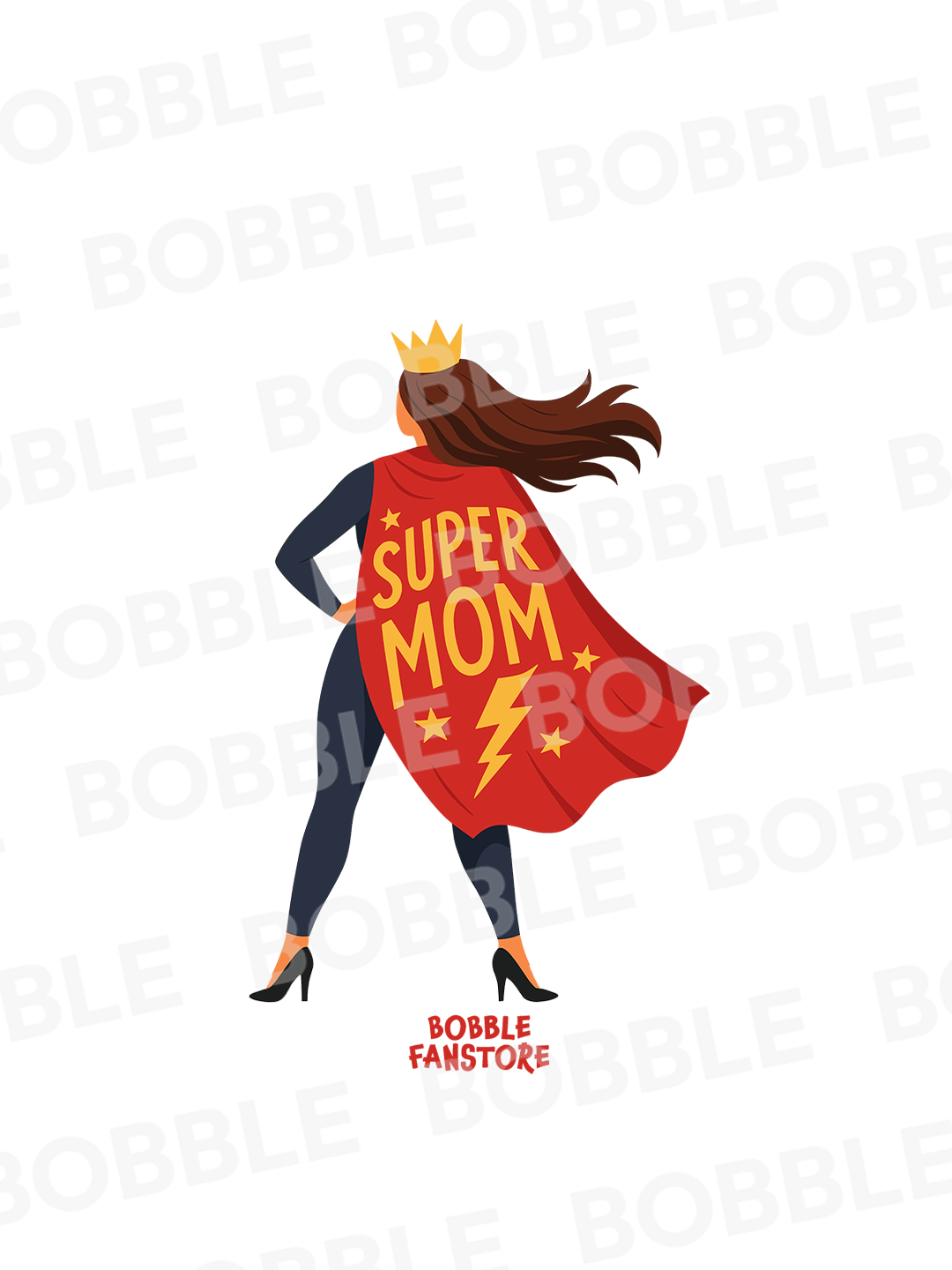 Super Mom Coffee Mug – ‘Super Mom’ Cape & Crown Design | Empowering Mother’s Day Gift for the Heroine of Your Life
