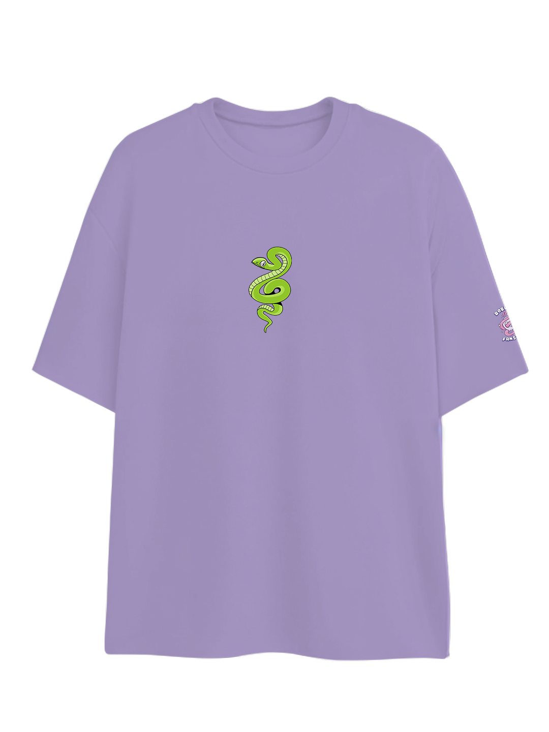 Cursed Snake T-shirt in Lavender – Edgy Gothic Graphic Tee For Men