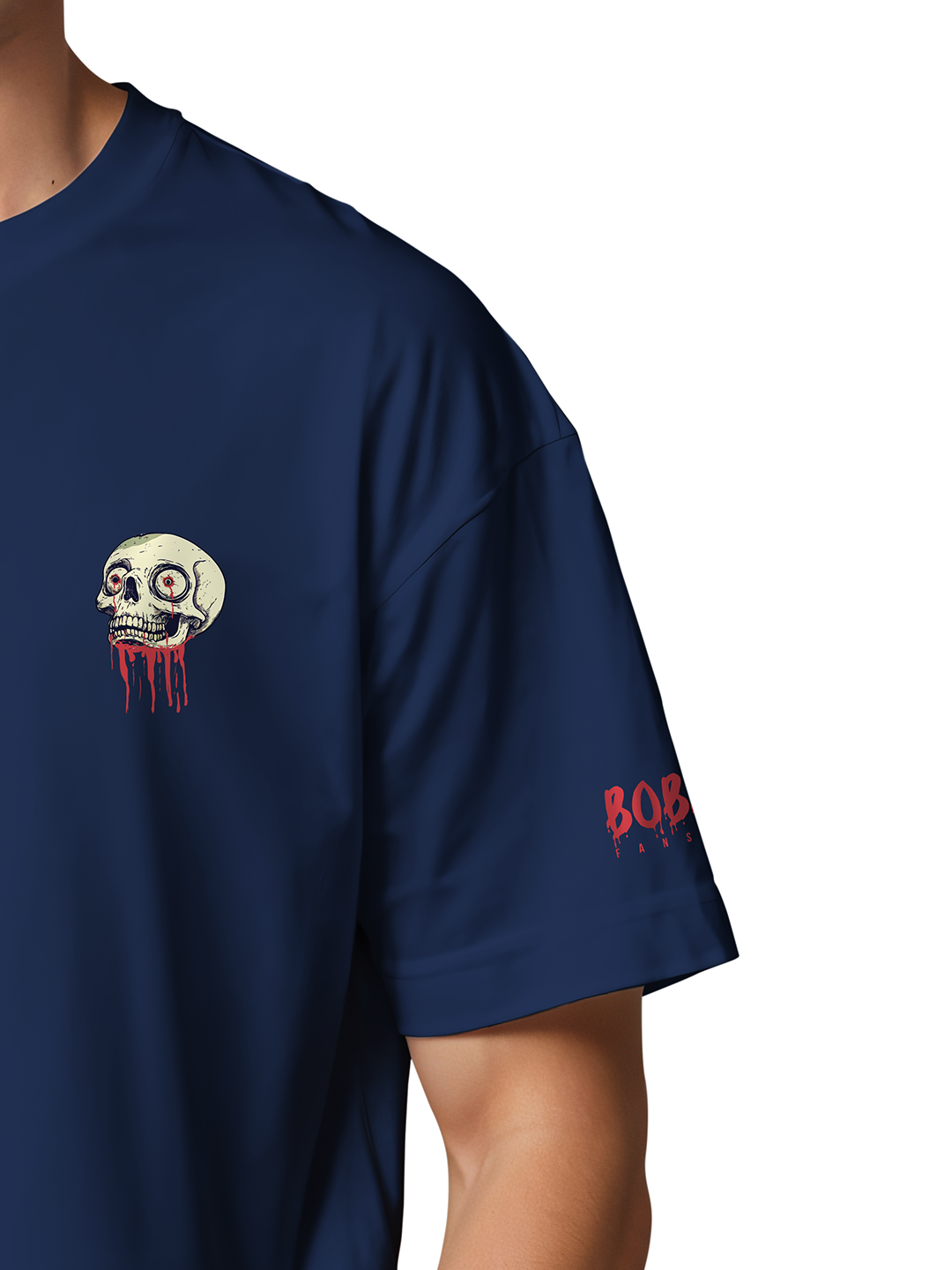 Hold Your Head Up T-Shirt in Blue – Inspirational Graphic Tee For Men