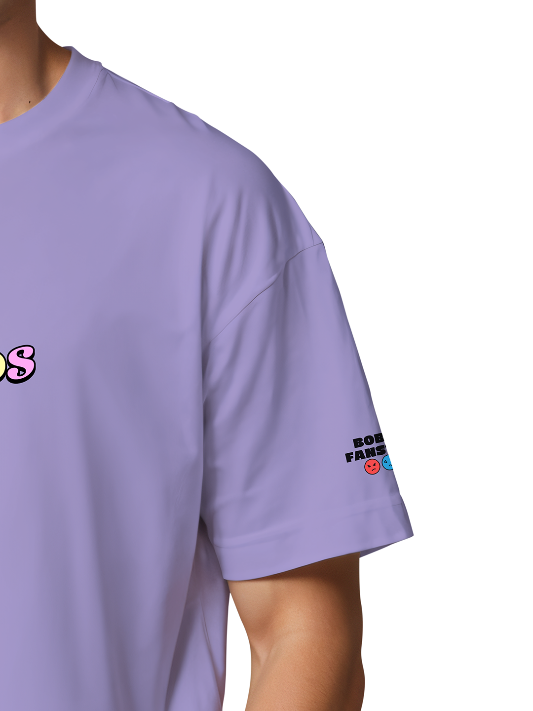 Spinning Fury T-shirt in Lavender – Dynamic Energy Graphic Tee For Men