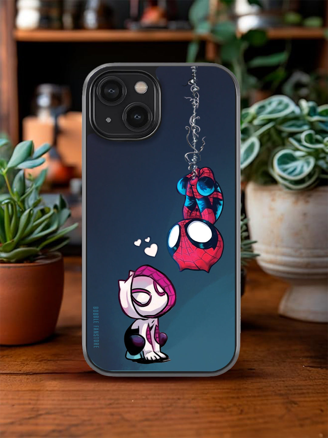 Spider-Man Inspired Glass Phone Cover for iPhone | Sleek Illustration Design | Durable & Scratch-Resistant