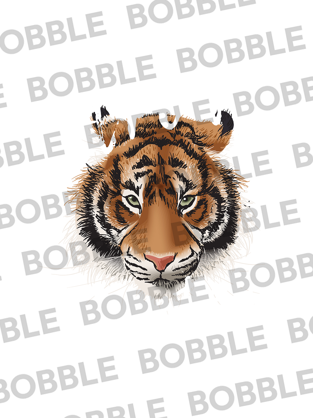 Strong Tiger Hunter T-Shirt in Rosy Red – Fierce Wildlife Graphic Tee For Men