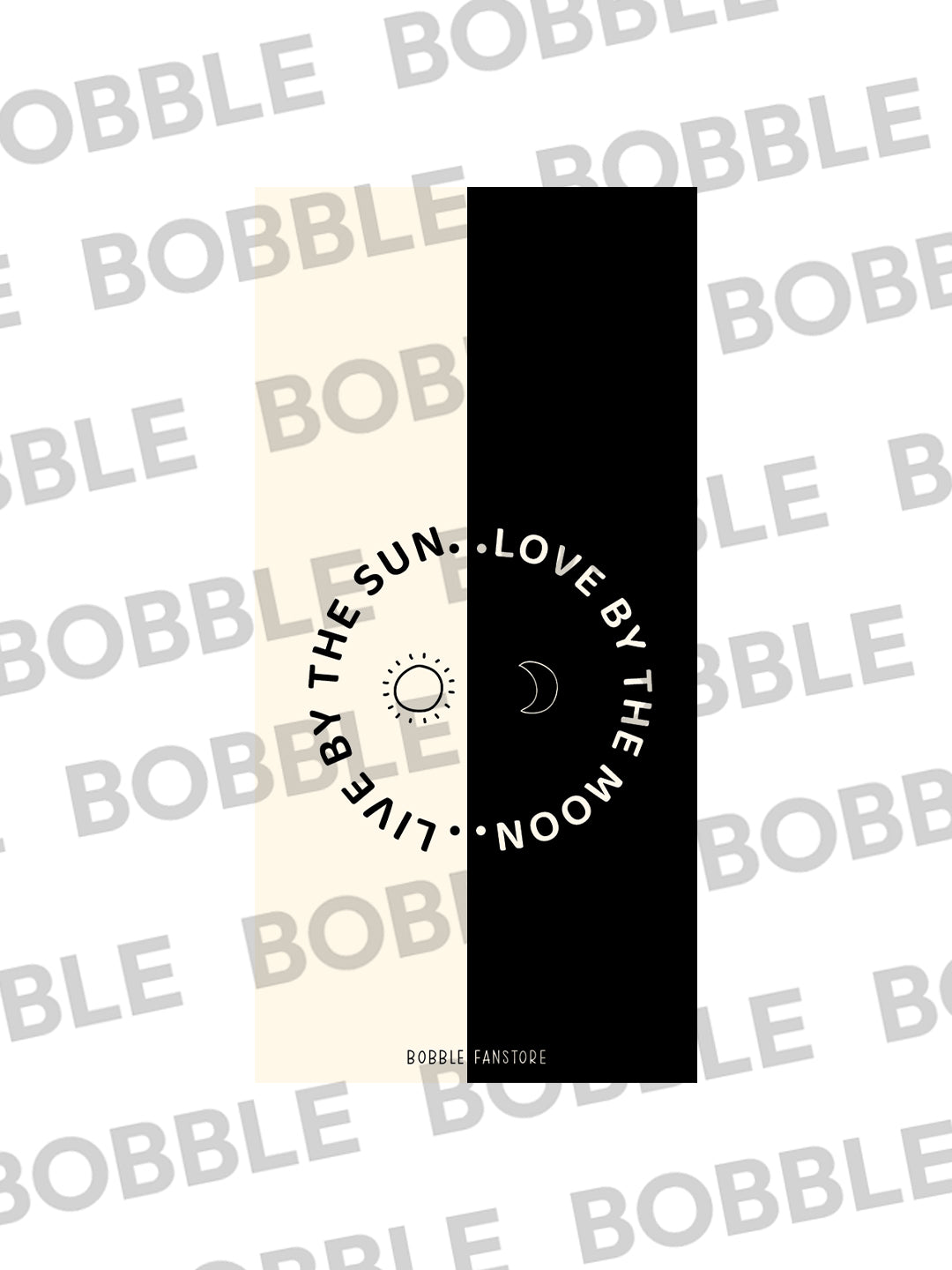 Love by the Moon, Live by the Sun Glass Phone Cover | Inspirational Quote