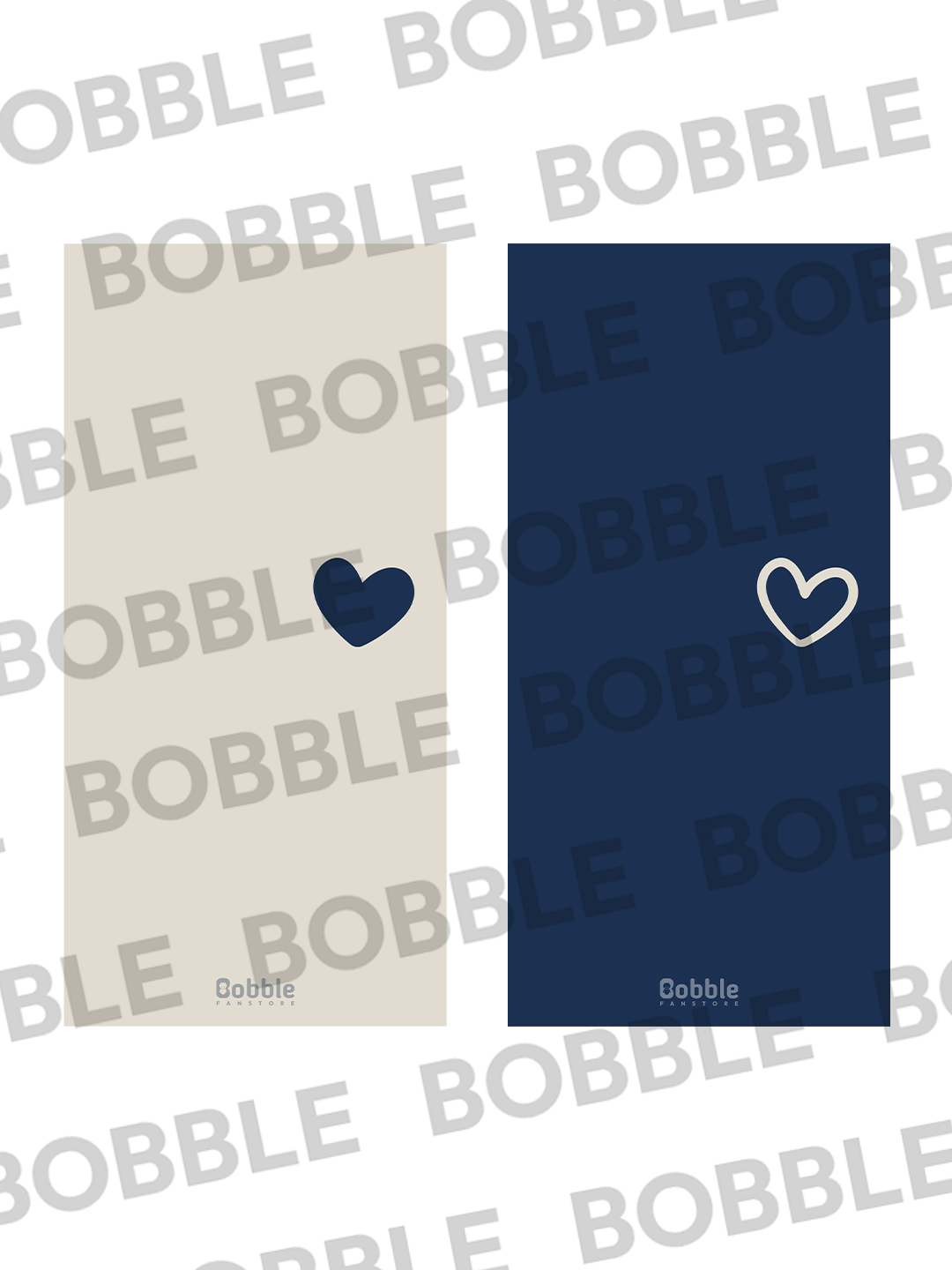 Minimalist Couple iPhone Cases – Matching Blue & White Covers with Heart Design (iPhone 13 to 16 Series)