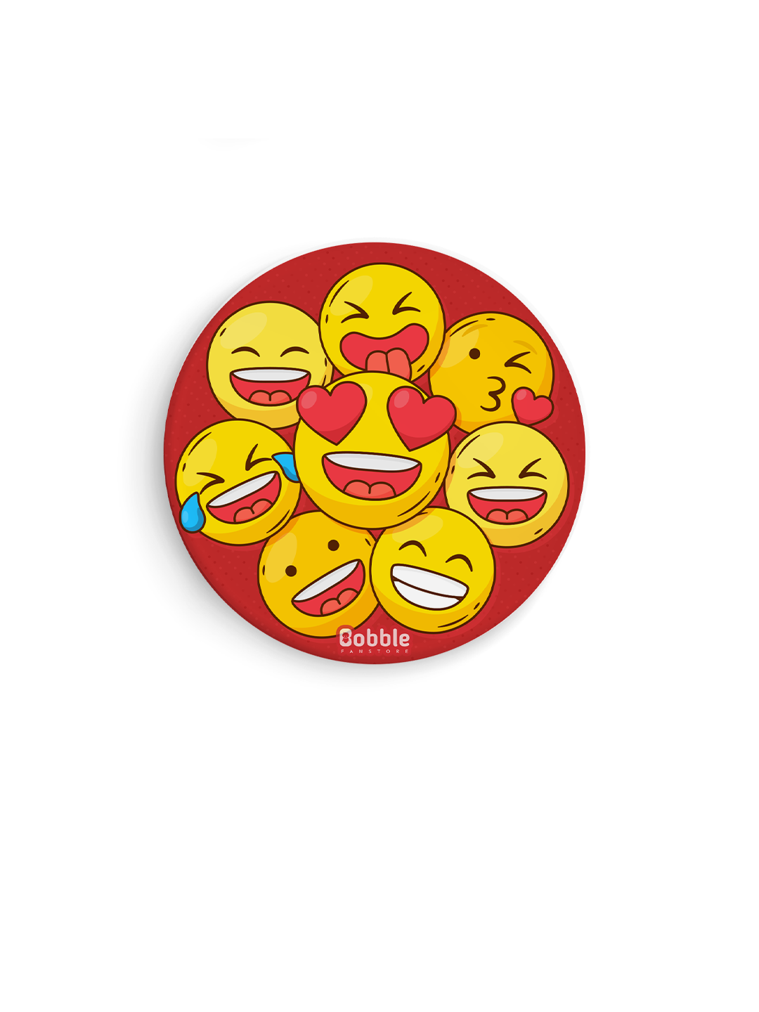 "Set of 6 Fun & Quirky Drink Coasters with Multiple Expressive Emoji Designs – Heat-Resistant, Absorbent & Non-Slip Cork Base – Unique Home & Dining Table Décor – Perfect Gift for Friends, Fa