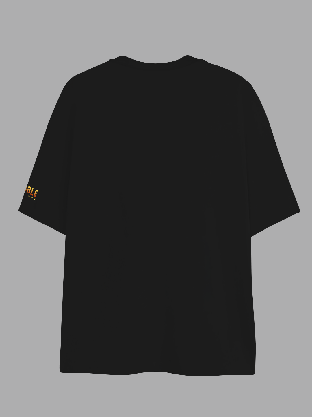 Oversized Black T-shirt for Men - "Vacation Mode On" Customizable with Your Face