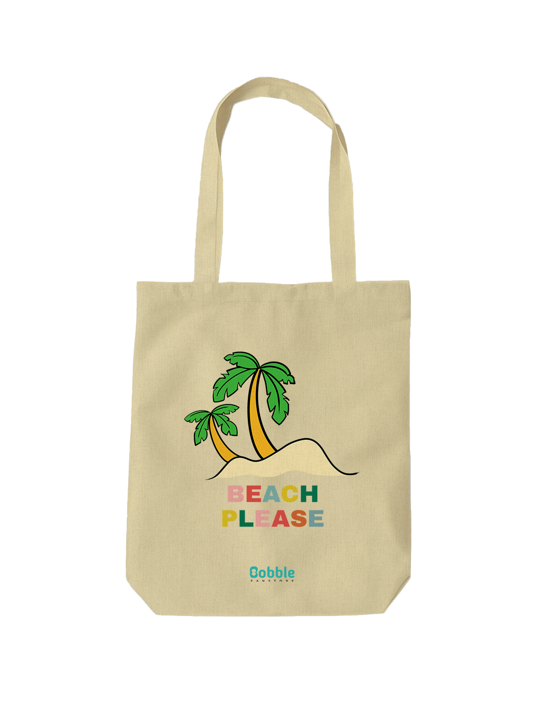 Beach Please Tote Bag Off White – Fun Beach Essential