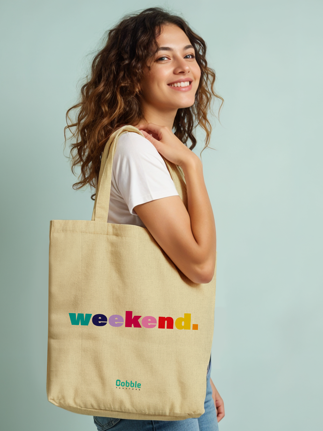 Weekend Tote Bag Off White – Spacious & Trendy Travel