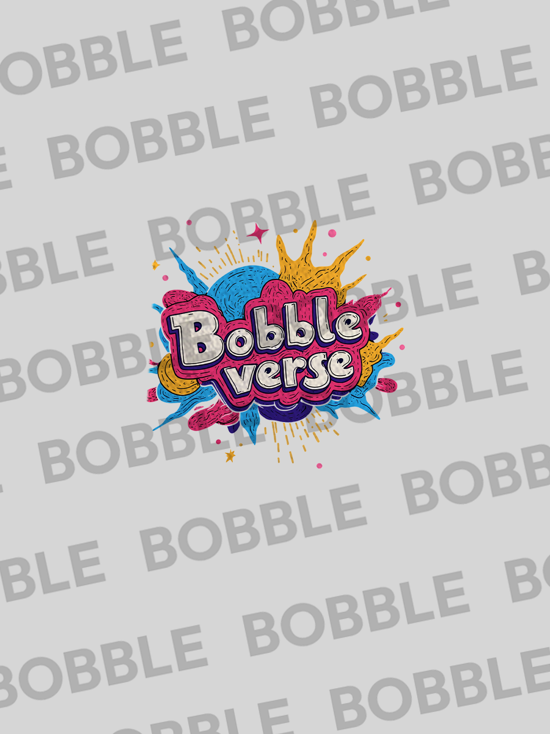 Fun 'Bobble Verse' Hoodie in Blue – Comfortable and Trendy Hoodie for Bobble Fans, Vibrant Design for Casual and Lounge Wear