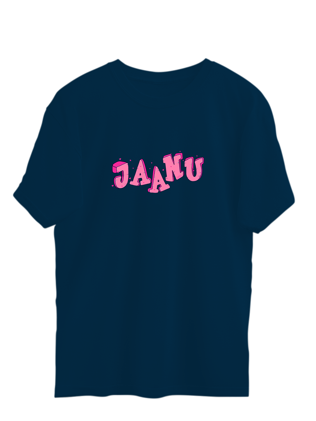 Blue Oversized ‘Jaanu’ T-Shirt – Unisex, Trendy & Super Comfortable for Bobble Lovers!