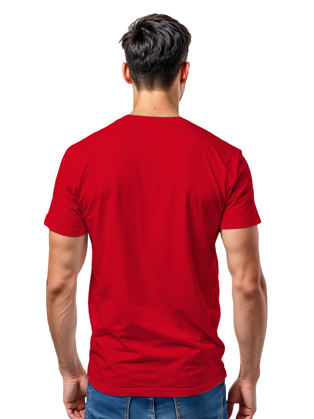 Men’s Red Cricket Fan T-Shirt | Comfortable Cotton Regular Fit | Sporty Supporters’ Tee | Game Day & Casual Wear