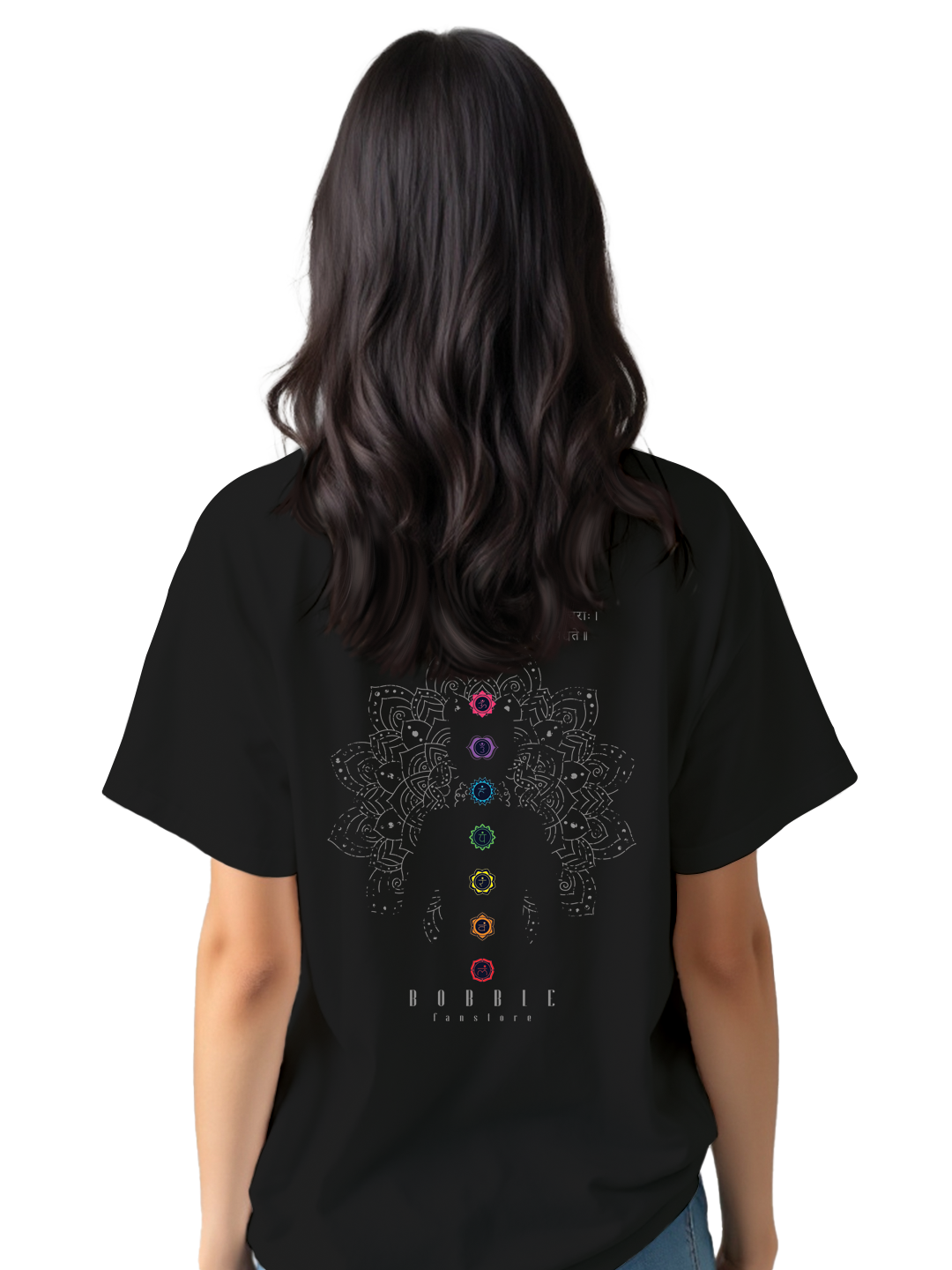 Chakra Energy Sports T-Shirt for Women – Spiritual Gym & Yoga Activewear, Breathable Chakra Design Tee for Performance & Comfort