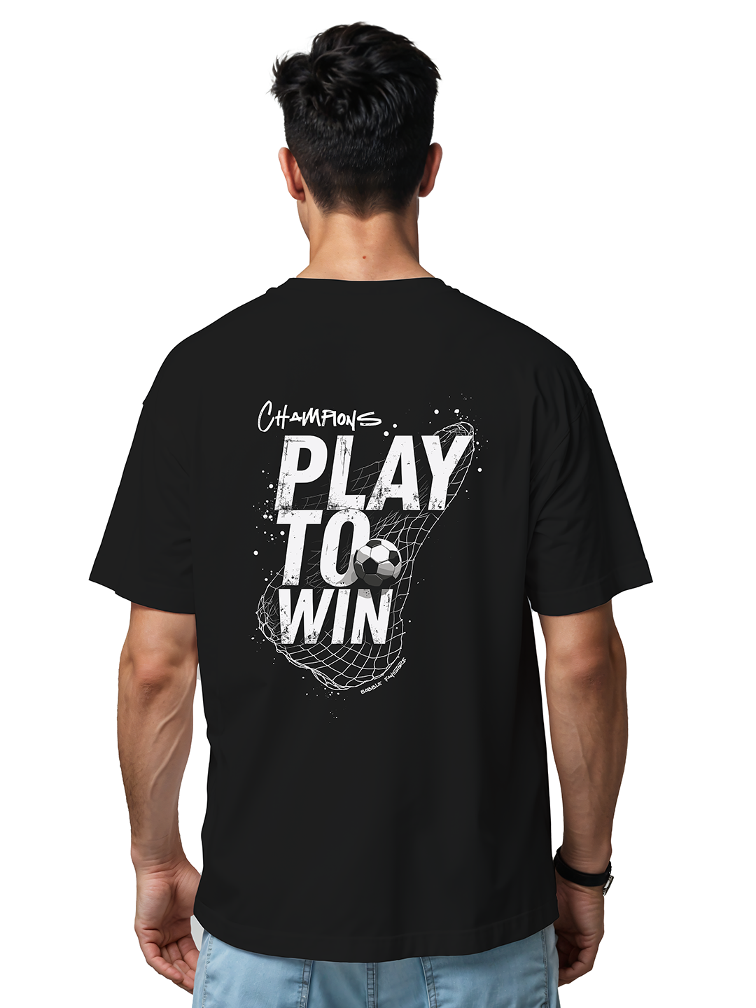 Play to Win Soccer T-Shirt – Premium Football Streetwear for Men – Bold Graphic Tee for Soccer & Football Fans, Game Day Comfort Apparel