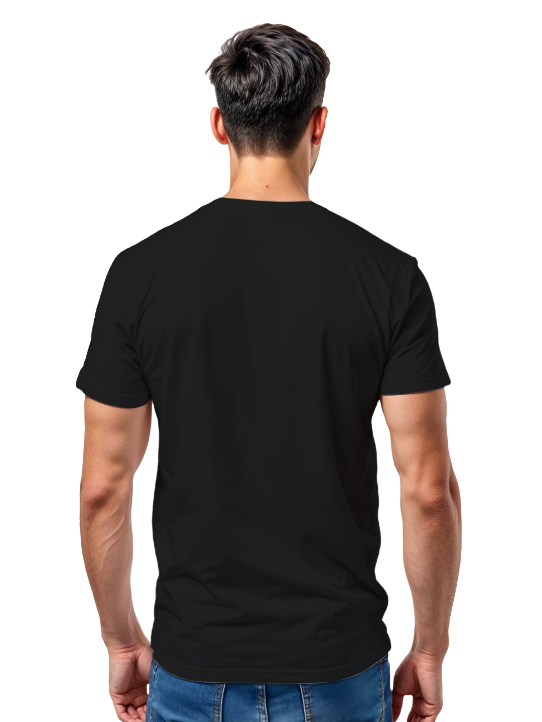 Men’s Black Regular Fit T-Shirt with Tibetan Flag Print – Soft Cotton, Breathable & Stylish Casual Wear | Unisex Half Sleeve Tee for Comfort & Statement Fashion