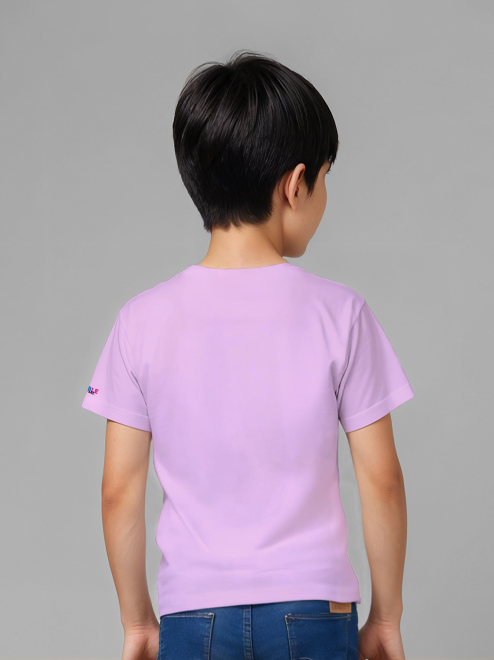 Kind Spirit Boys Pink T-Shirt – Bold Letter Design, Soft Cotton, Comfortable Fit