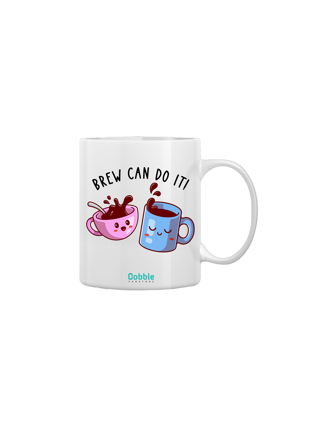 Brew Can Do It Coffee Mug in White - Cheering Mugs Design