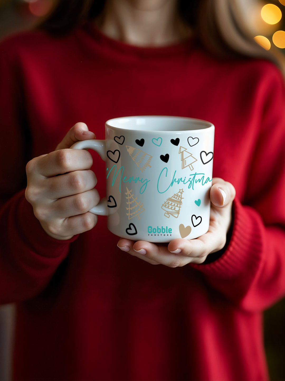 Merry Christmas Doodle Mug – Unique and Fun Holiday Gift