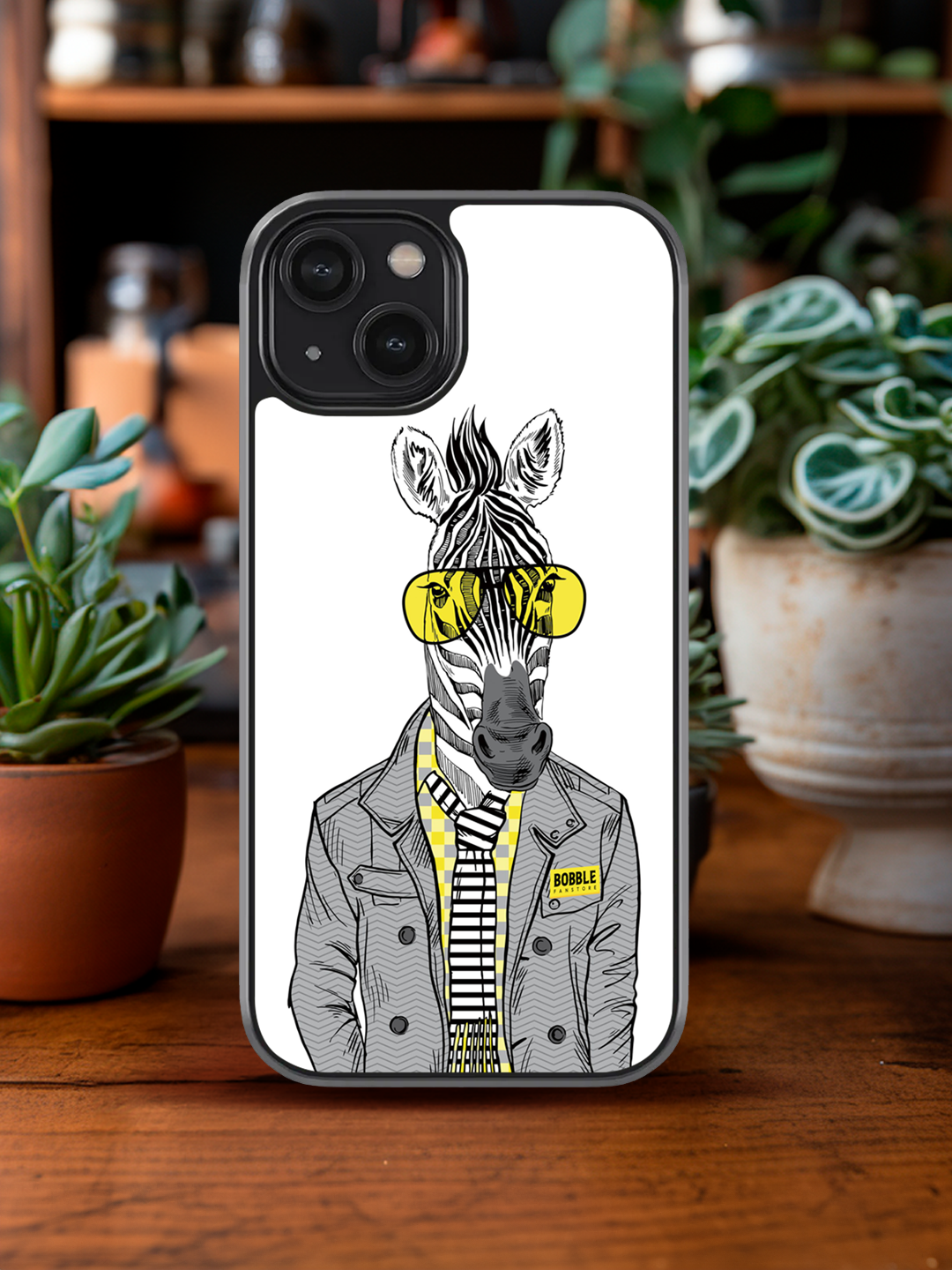 Trendy Zebra Print Phone Cover - Stylish Protective Case