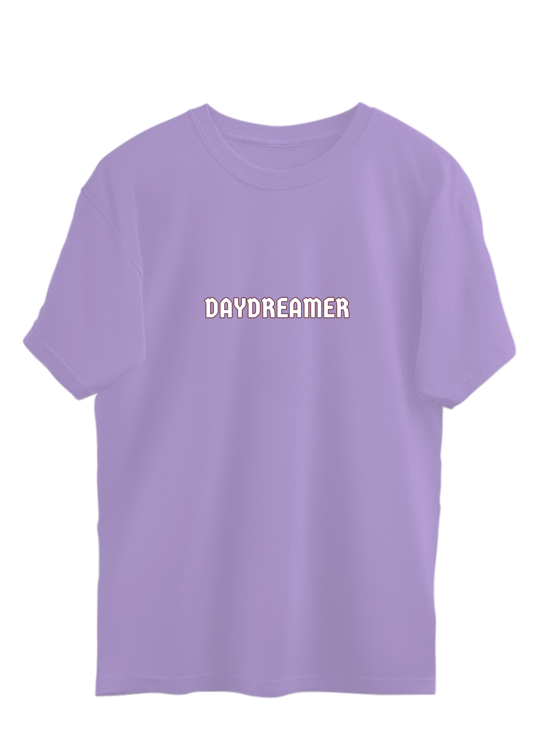 Day Dreamer Back Print T-Shirt for Men – Lavender & Blue | Floral Graphic Tee