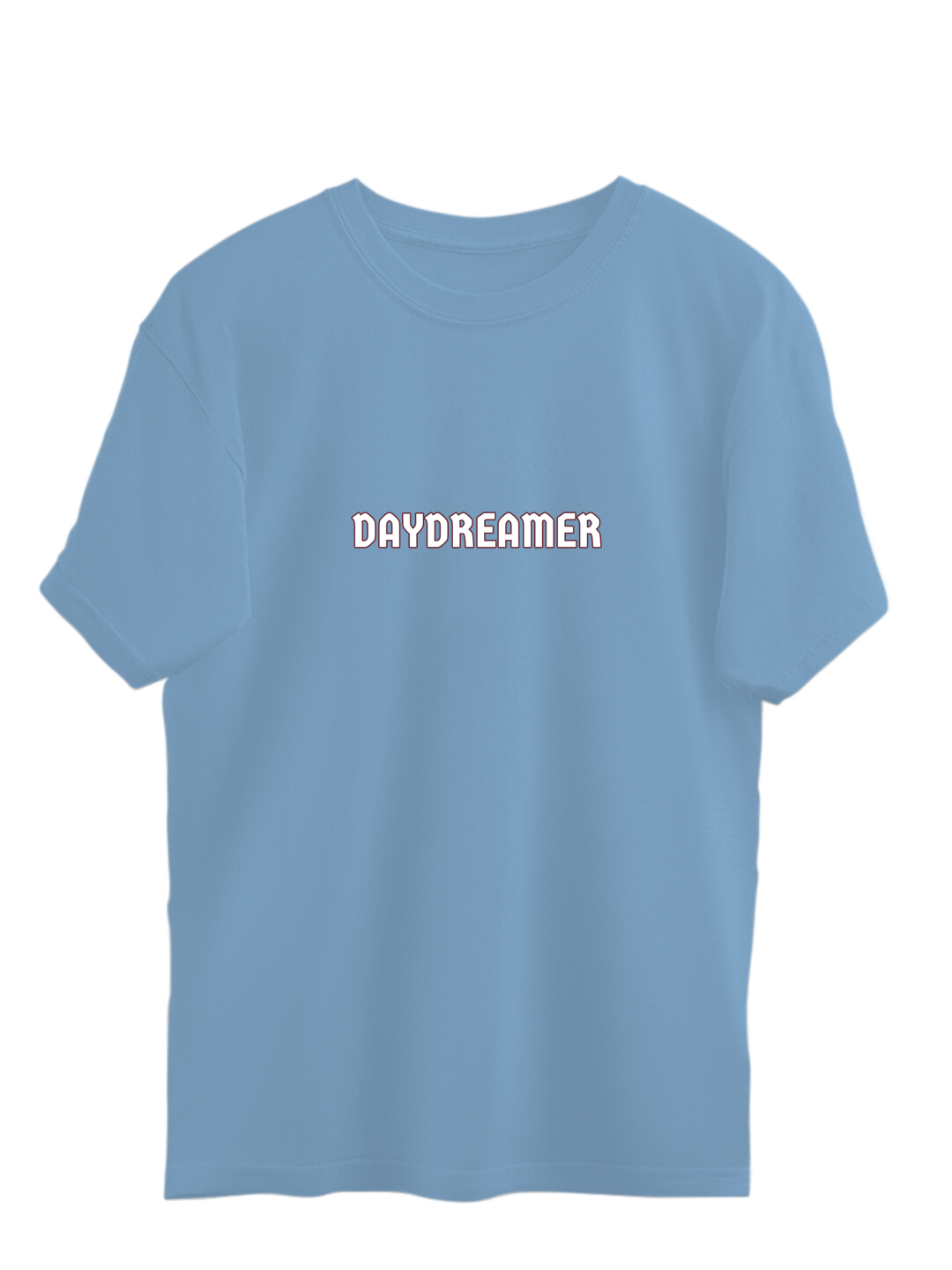 Day Dreamer Back Print T-Shirt for Men – Lavender & Blue | Floral Graphic Tee