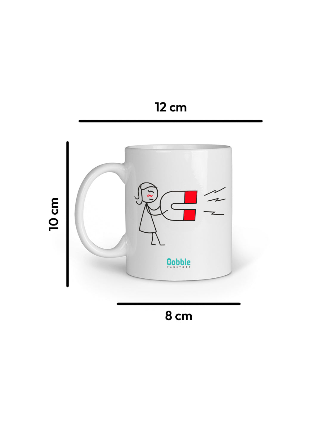 Magnetic Love Coffee Mugs Set of 2 – Adorable Couple Gift with Fun Pulling Design