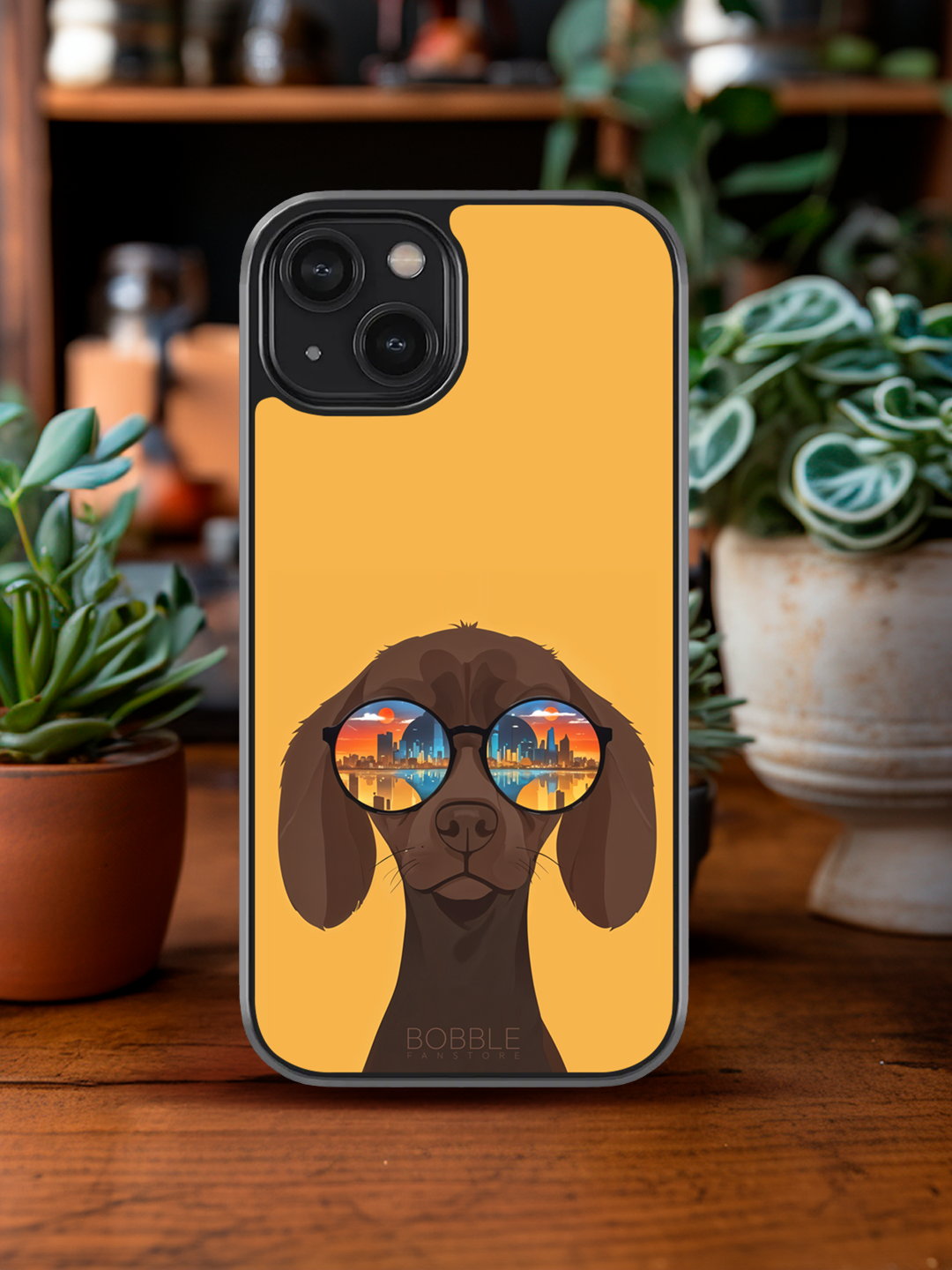 Trippy Dog Doodle Phone Cover - Artistic & Fun Protective Case