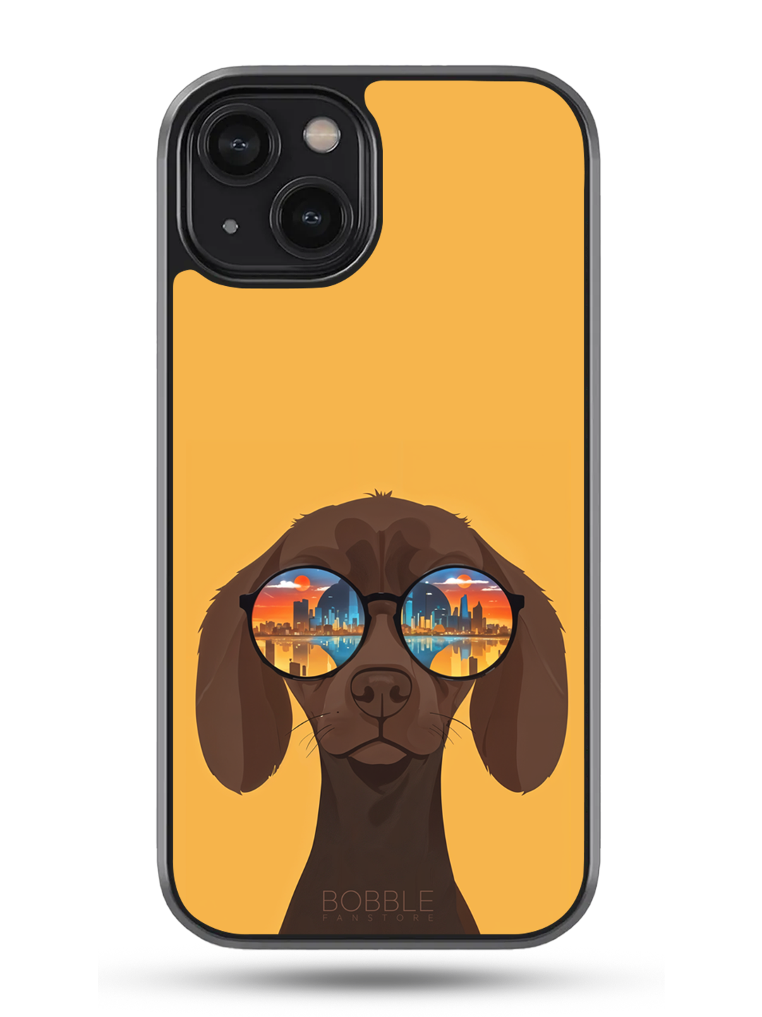 Trippy Dog Doodle Phone Cover - Artistic & Fun Protective Case