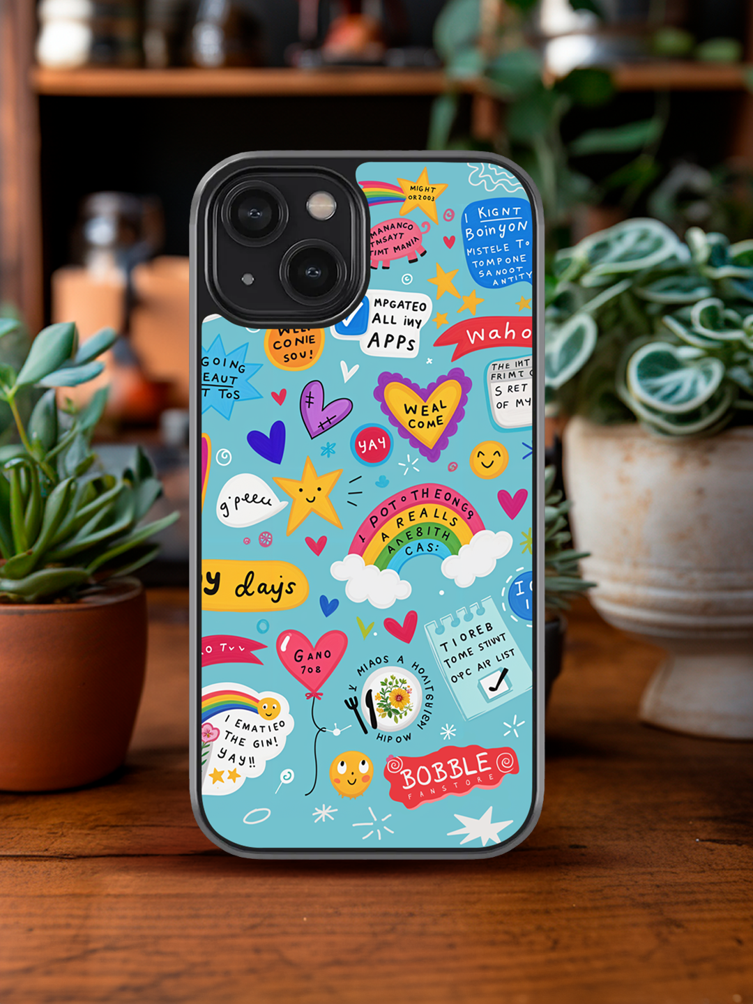 Quirky Fun Doodle Phone Cover - Unique & Playful Protective Case