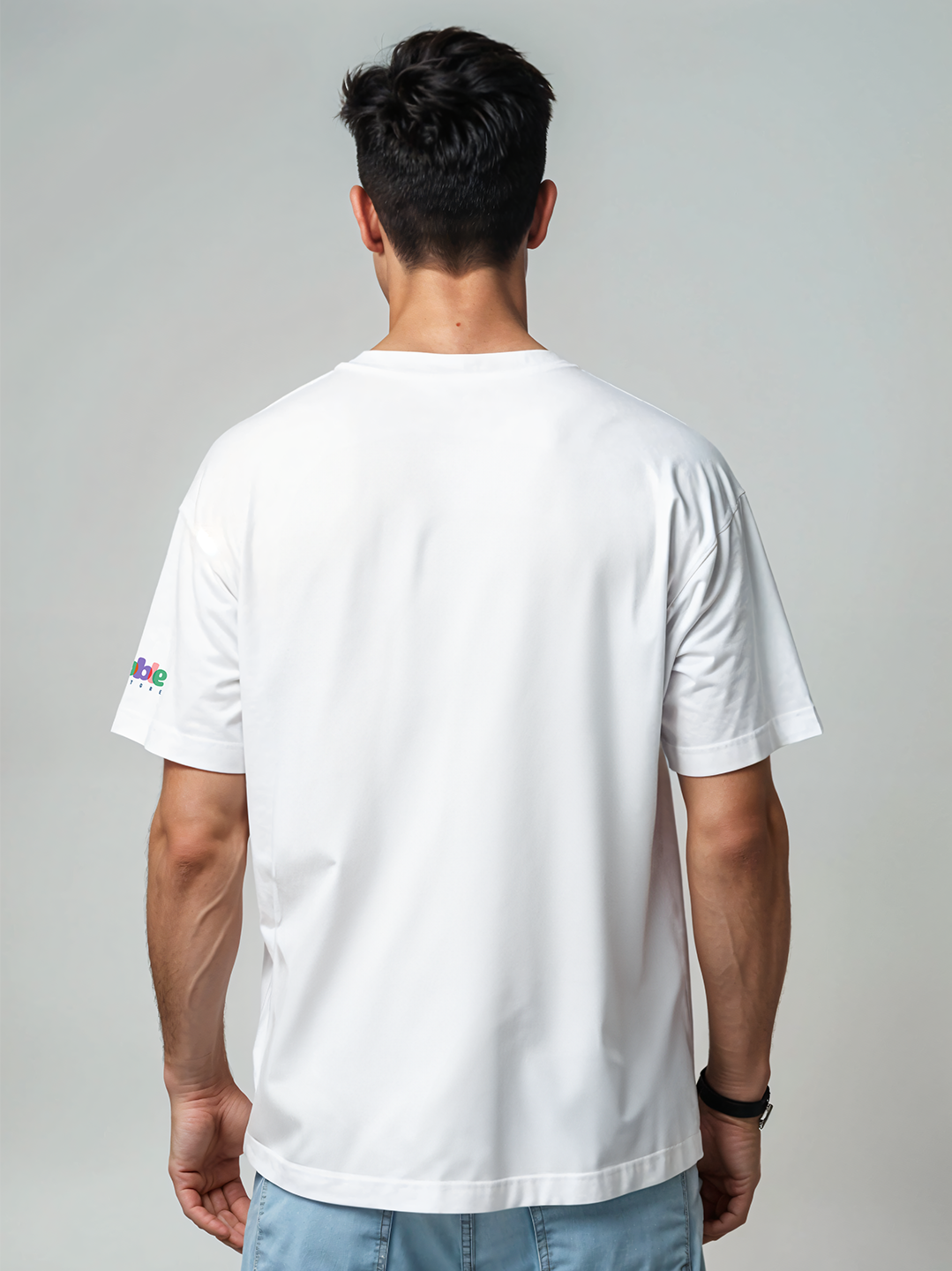 GROW Graphic Tee in White - Cultivate Your Potential For Men