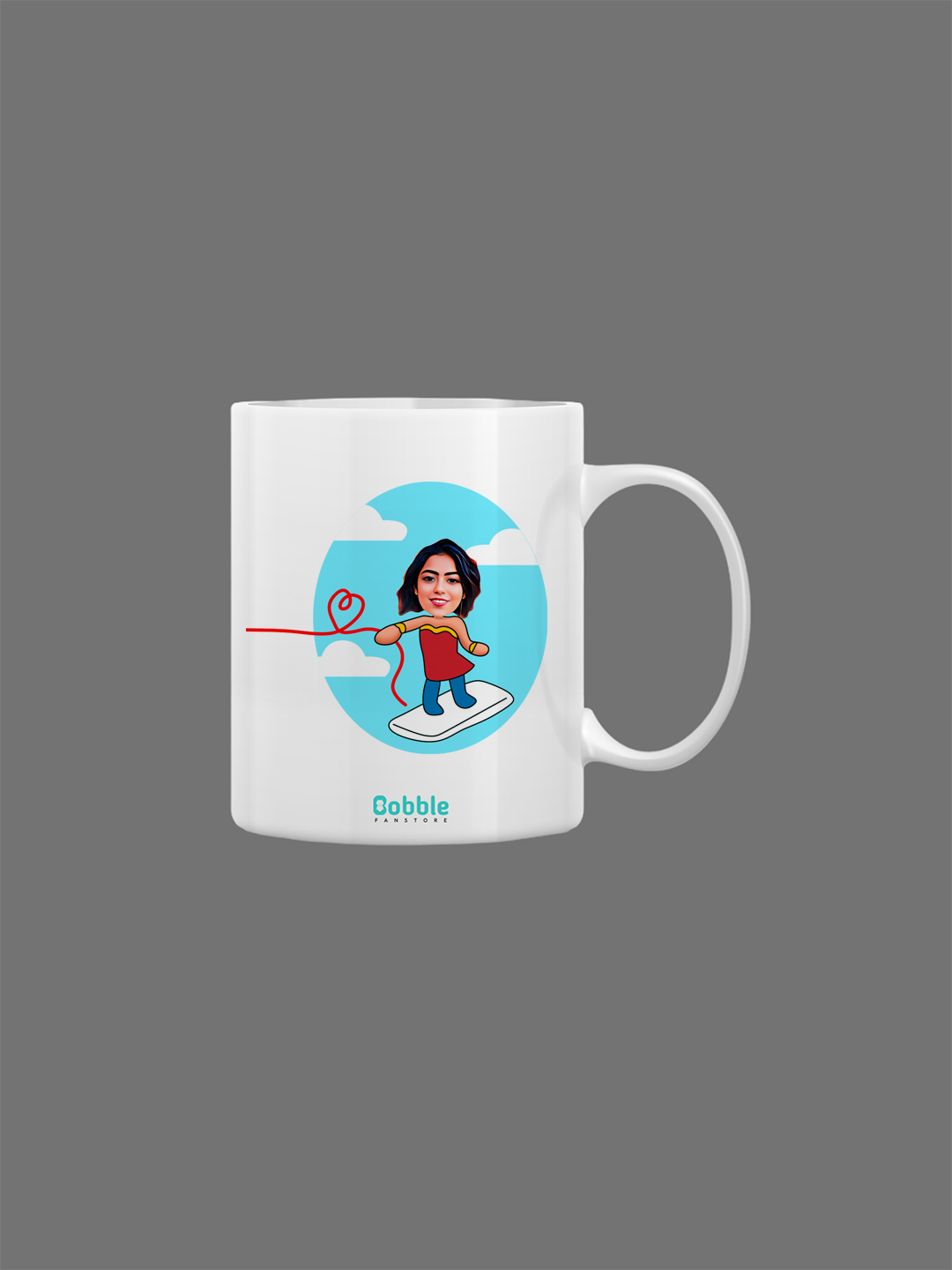 Customizable Coffee Mug for Women - Superhero Theme